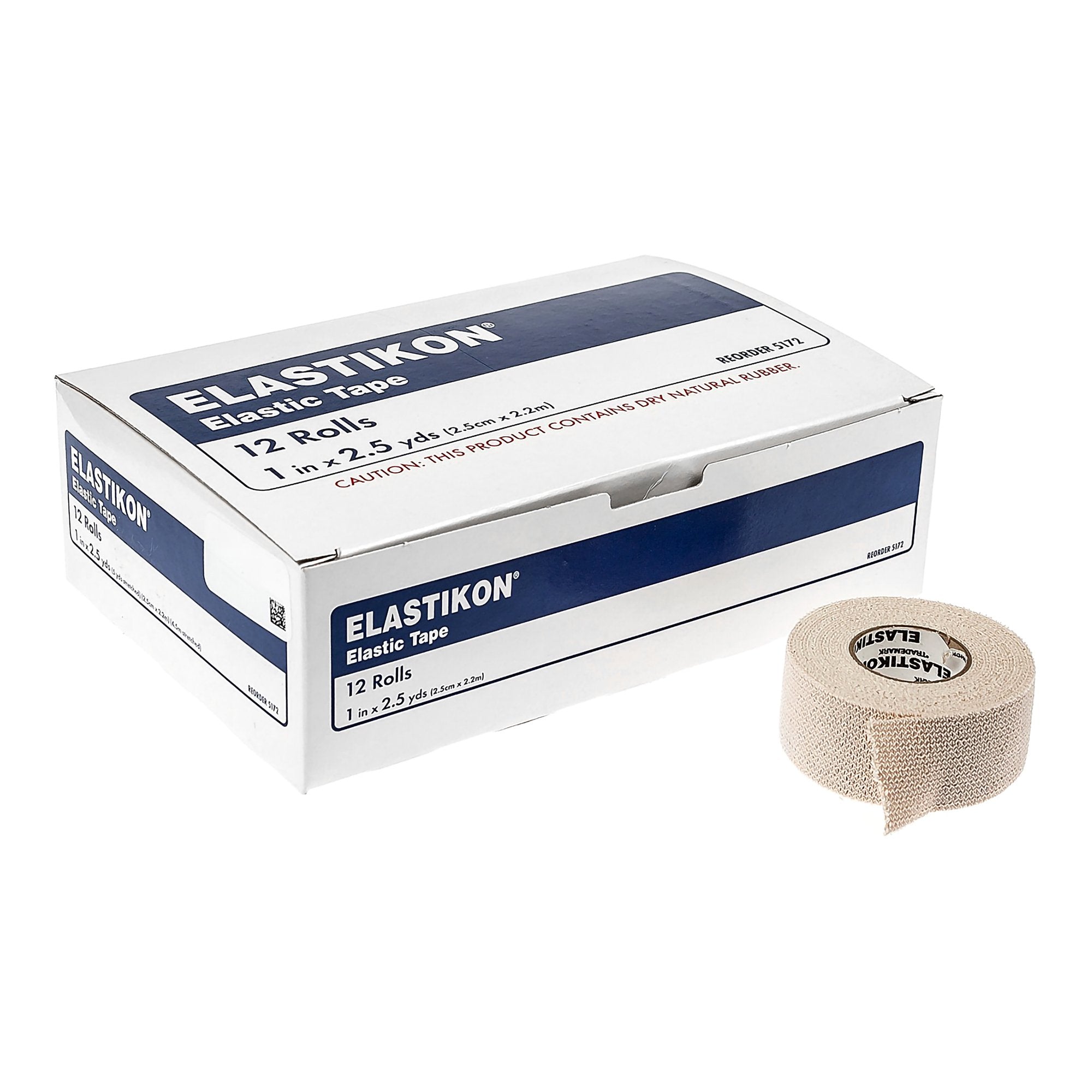 Elastic Tape Actimove Elastikon® Tan 1 Inch X 2-1/2 Yard Cotton Elastic NonSterile