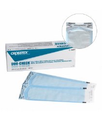 Sterilization Pouch Duo-Check® Ethylene Oxide (EO) Gas / Steam 12 X 15 Inch Self Seal Paper