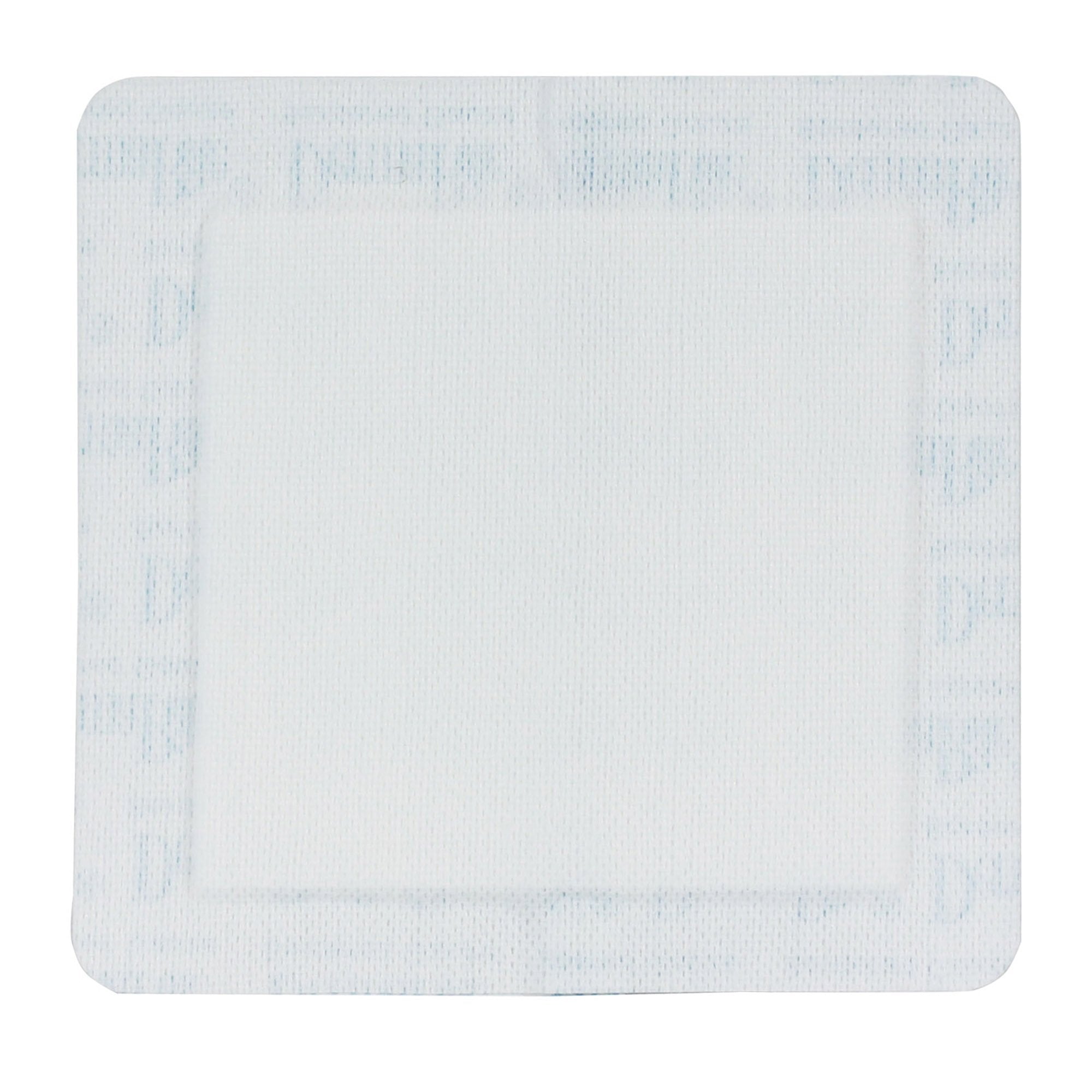 Adhesive Dressing DermaRite® Bordered Gauze 3-3/5 X 4 Inch Square Sterile