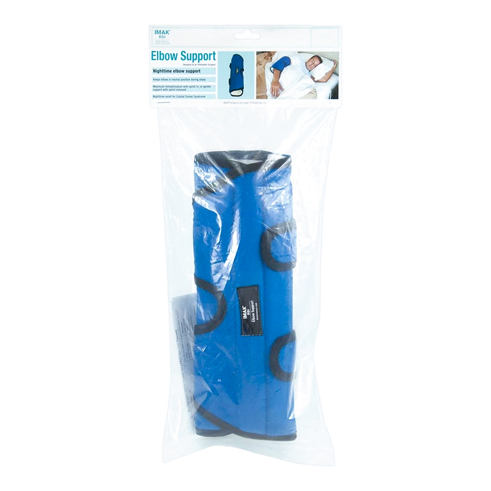 Elbow Support IMAK® RSI X-Large Hook and Loop Strap Fastening Blue