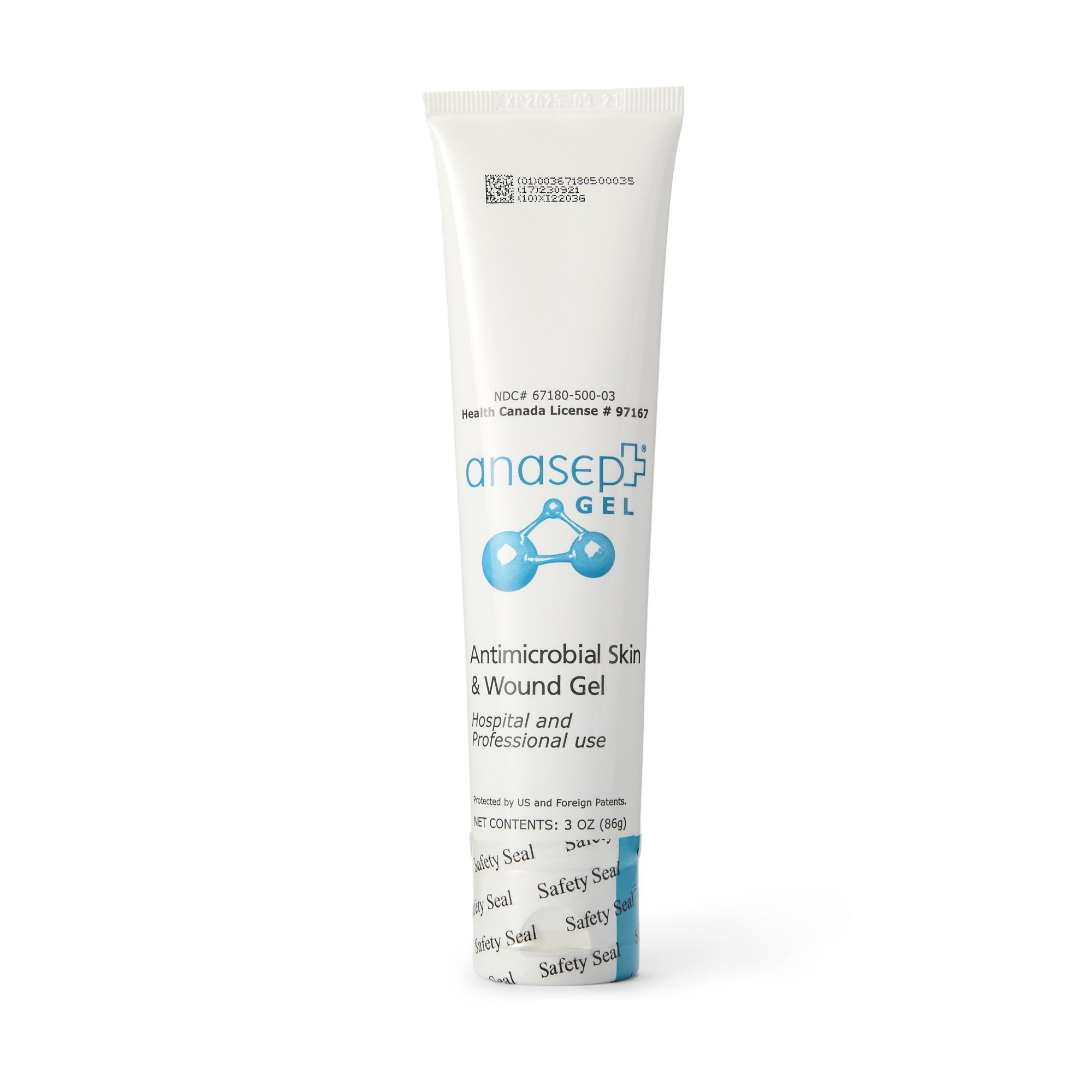 Antimicrobial Hydrogel Anasept® Antimicrobial Skin and Wound Gel 3 oz. Gel / Amorphous Gel / Amorphous NonSterile