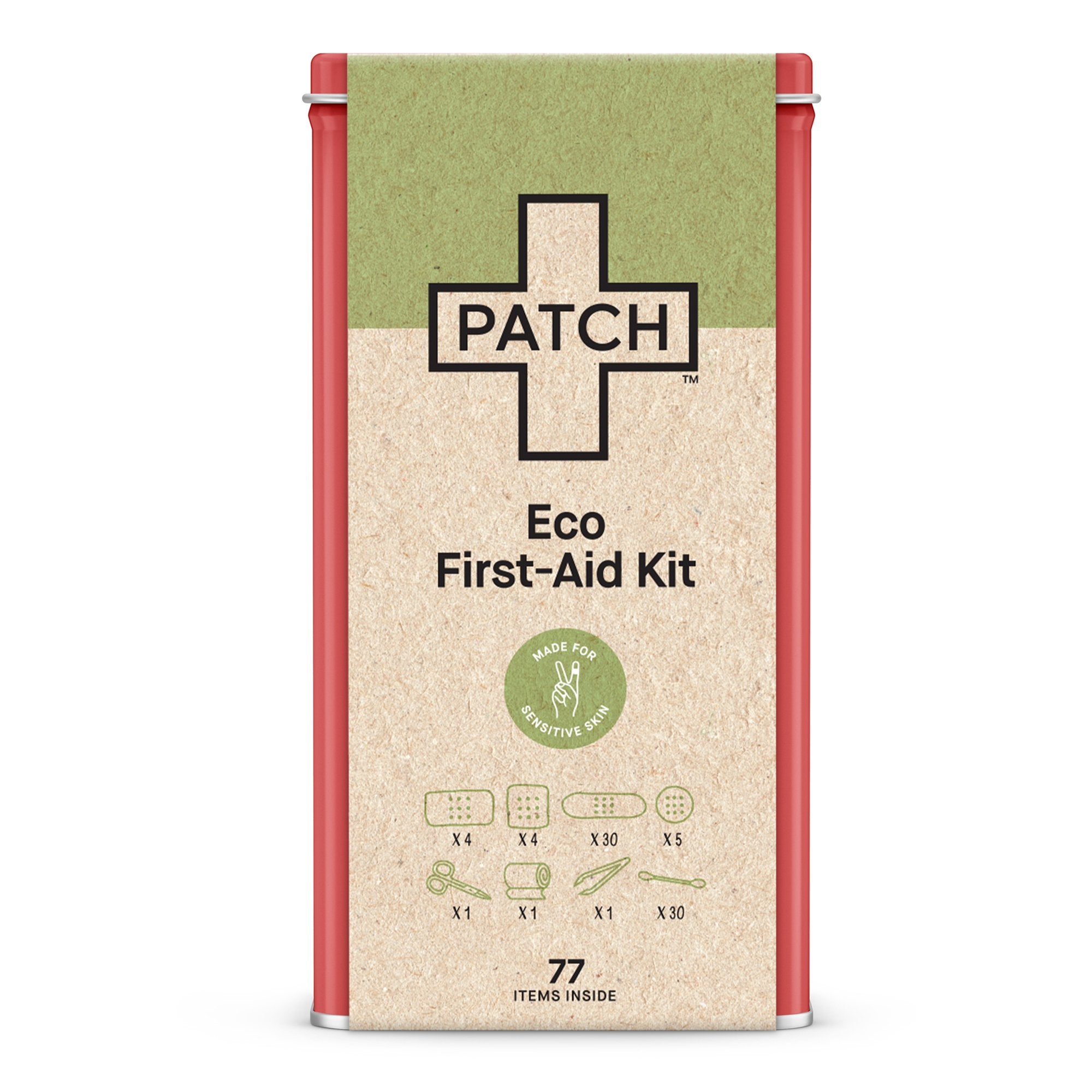 First Aid Kit PATCH™ Eco Tin Container