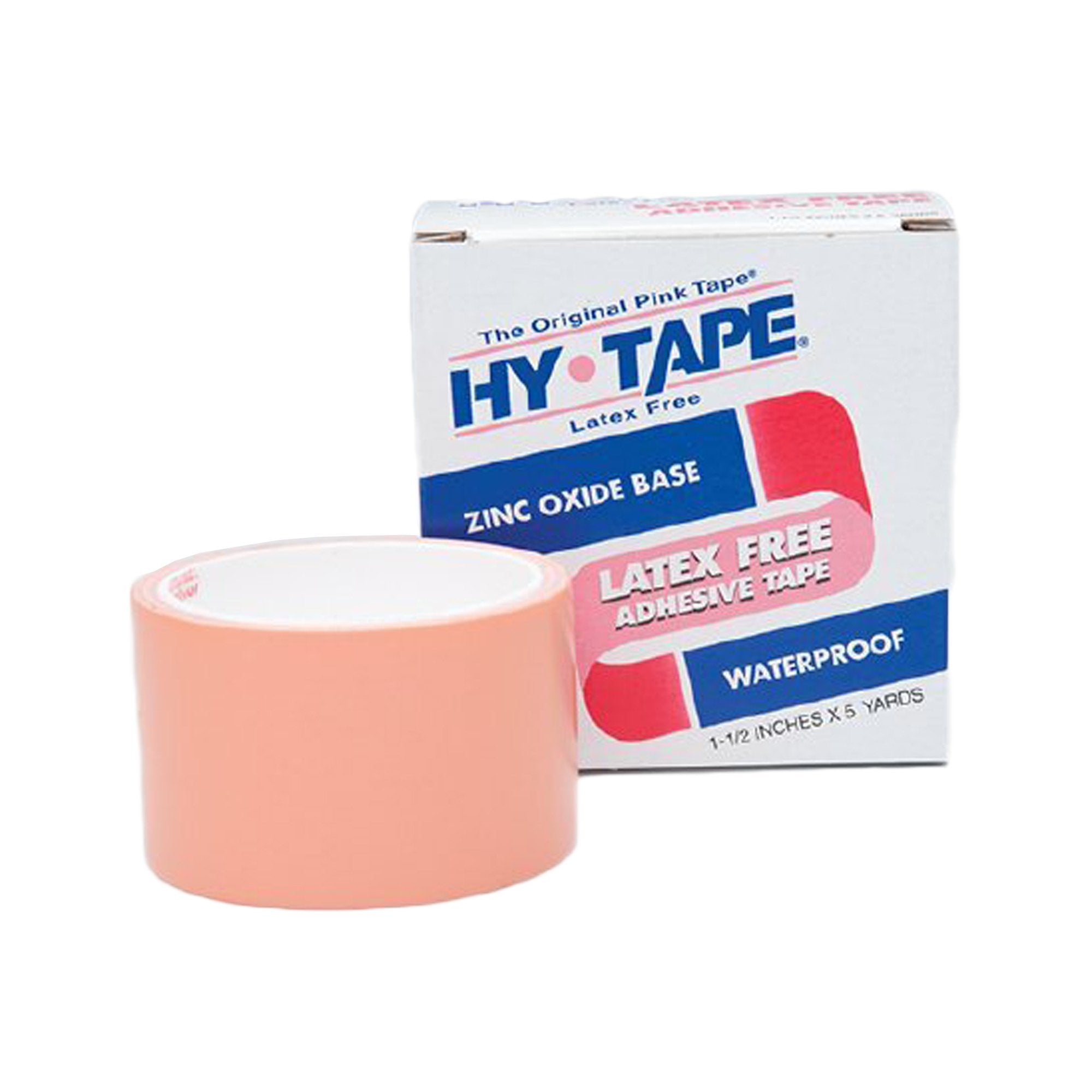 Waterproof Medical Tape Hy-Tape® Pink 2 Inch X 5 Yard Zinc Oxide Adhesive Zinc Oxide NonSterile