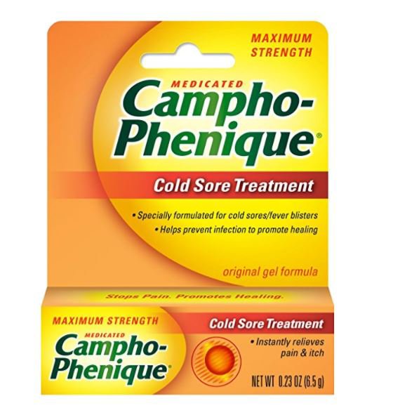 Cold Sore Pain Relief Campho-Phenique® 10.8% - 4.7% Strength Camphor / Phenol Topical Gel 0.23 oz.