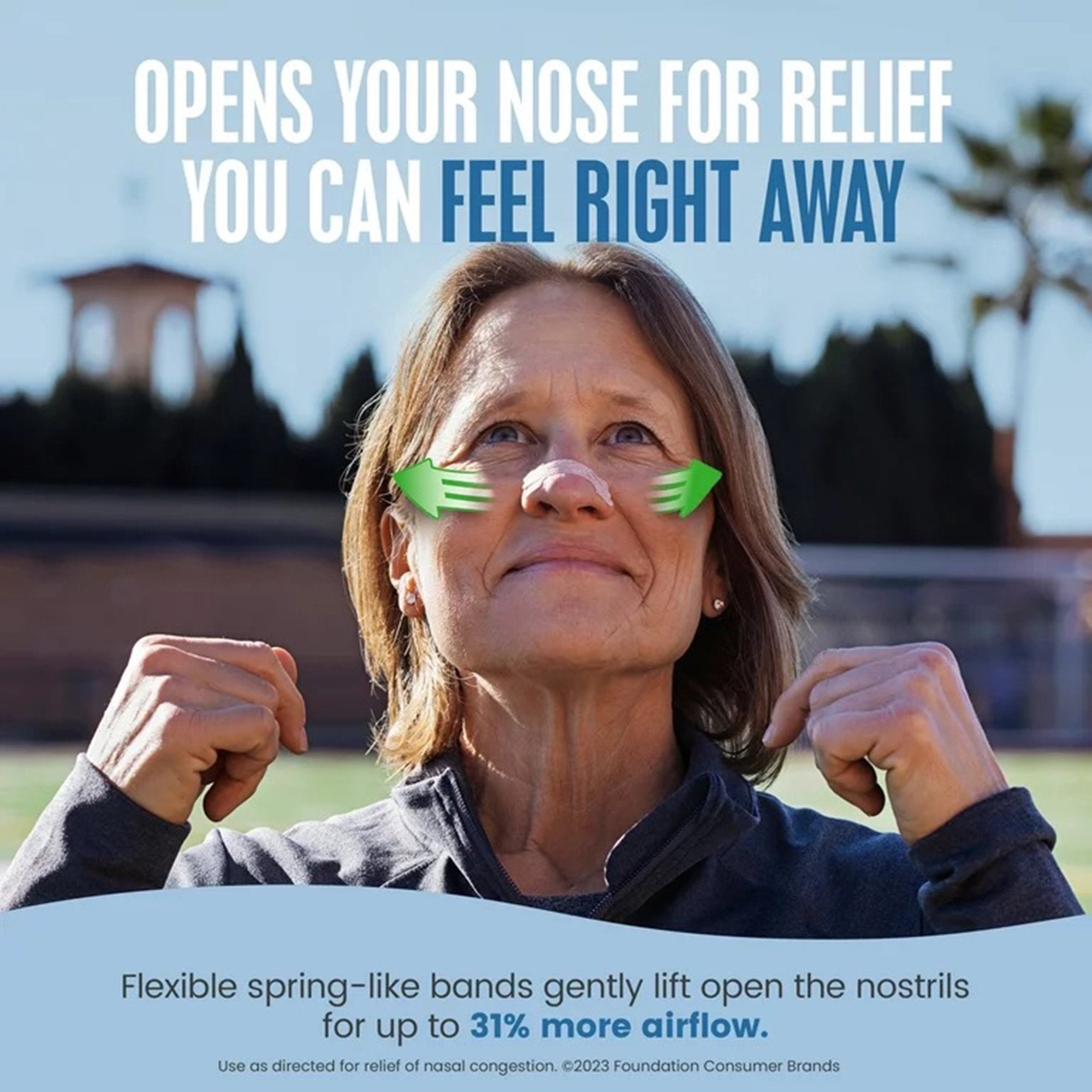 Allergy Relief Breathe Right® Extra Strength Nasal Strip 26 per Box