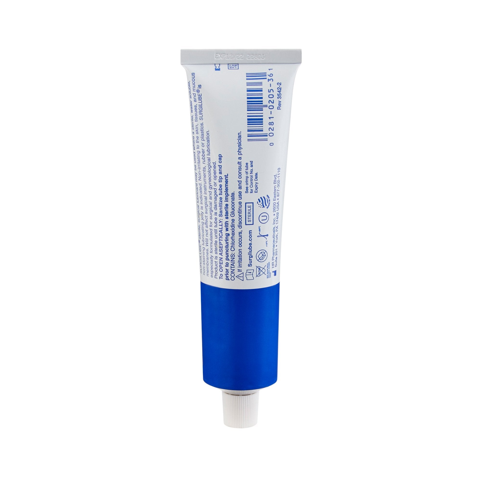 Lubricating Jelly - Carbomer free Surgilube® 4.25 oz. Tube Sterile