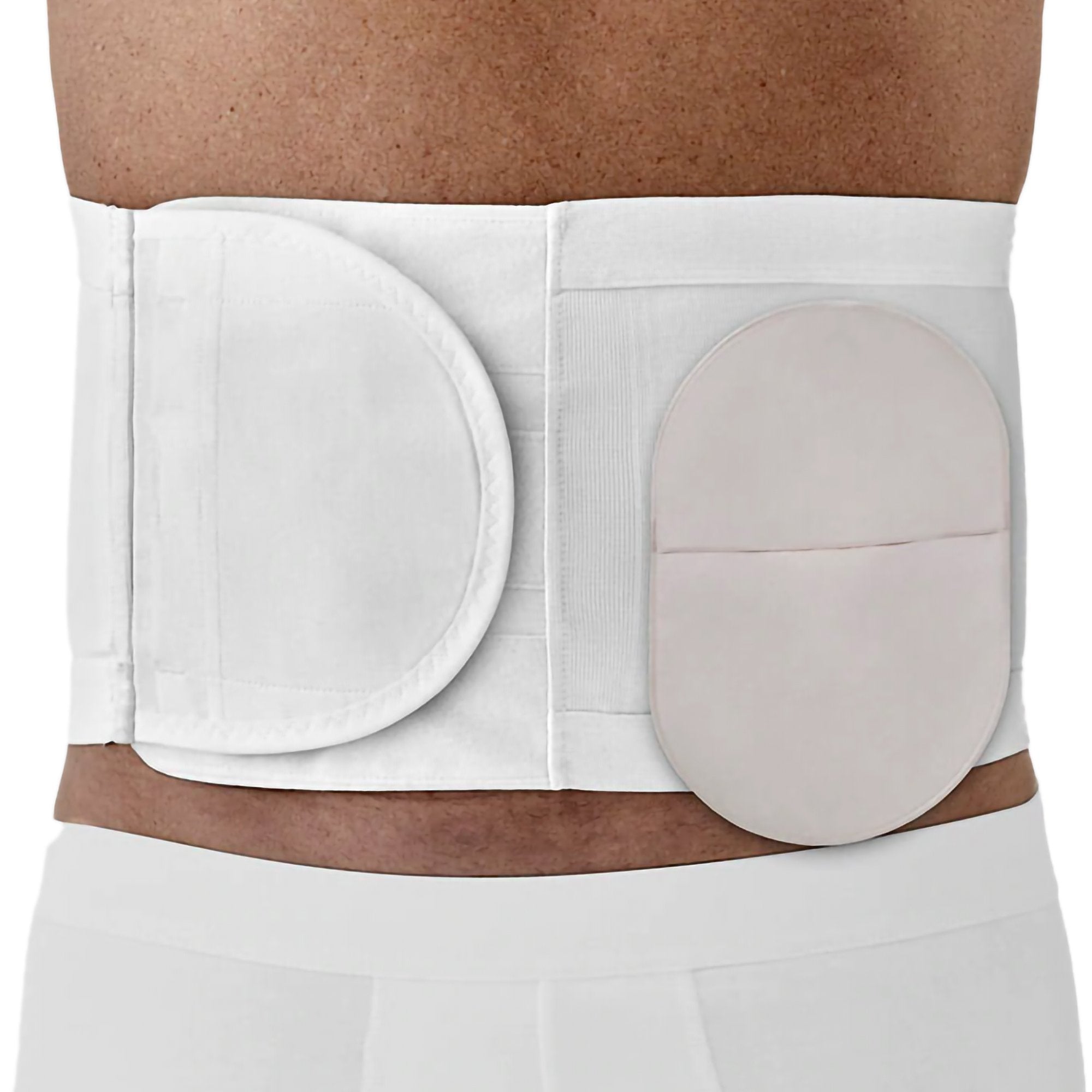 Ostomy Support Belt Brava® 4X-Large, 50 to 58 Inch Waist, White