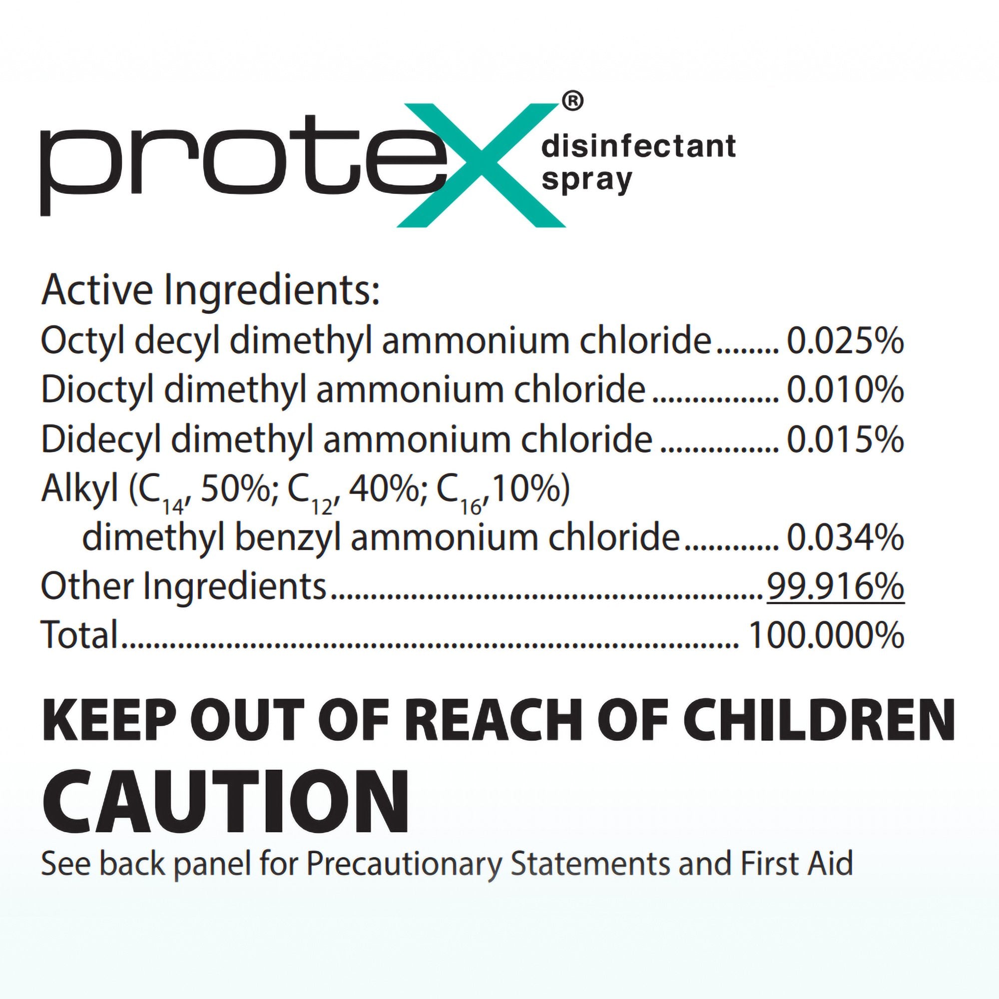 Protex™ Surface Disinfectant Cleaner Broad Spectrum Pump Spray Liquid 32 oz. Bottle Lemon Scent NonSterile
