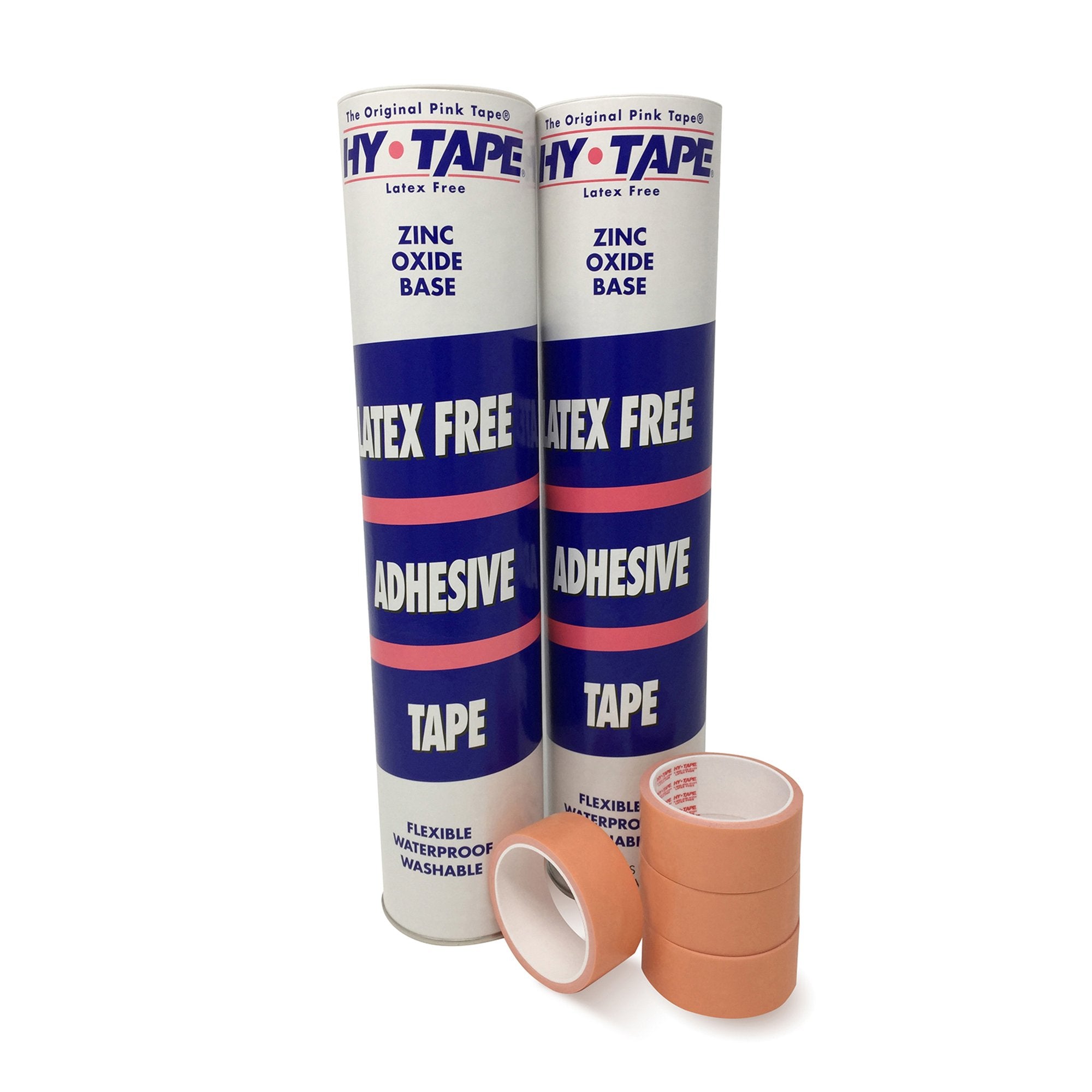 Waterproof Medical Tape Hy-Tape® Pink 1 Inch X 5 Yard Zinc Oxide Adhesive Zinc Oxide NonSterile