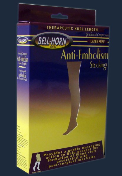 Anti-embolism Stocking Knee High Small Beige Closed Toe