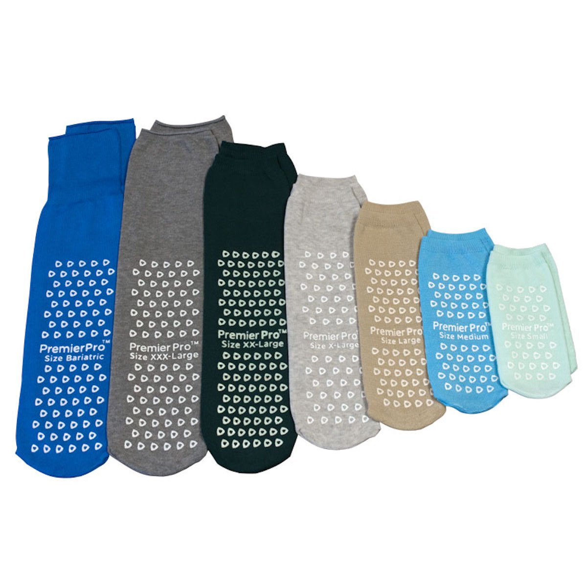 Slipper Socks PremierPro™ X-Large Gray Ankle High