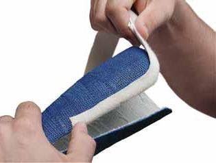 Orthopedic Padding Roll Adhesive Delta Terry-Net™ 1.25 Inch X 15 Yard Fleece NonSterile