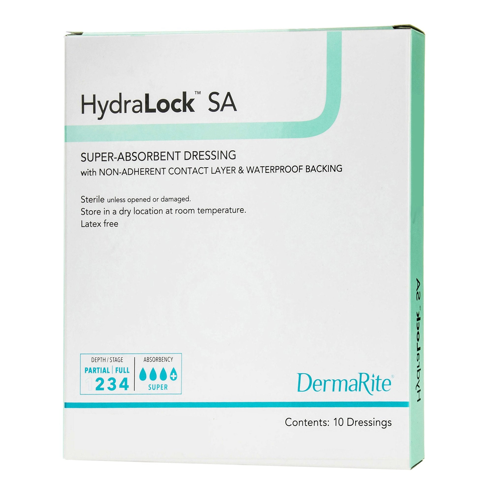 Super Absorbent Dressing HydraLock™ SA 6 X 10 Inch Rectangle