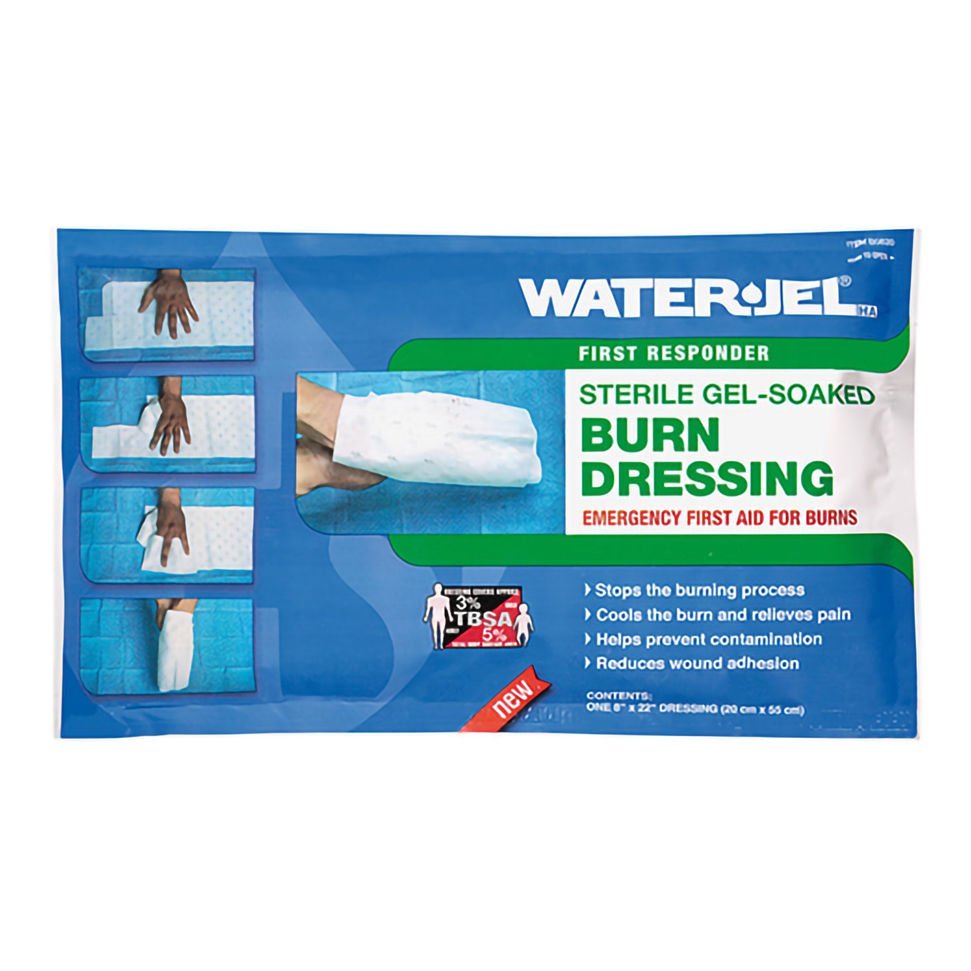 Hydrogel Burn Dressing Water Jel First Responder Sheet 8 X 20 Inch Sh hydrogel-burn-dressing-water-jel-first-responder-sheet-8-x-20-inch-sh