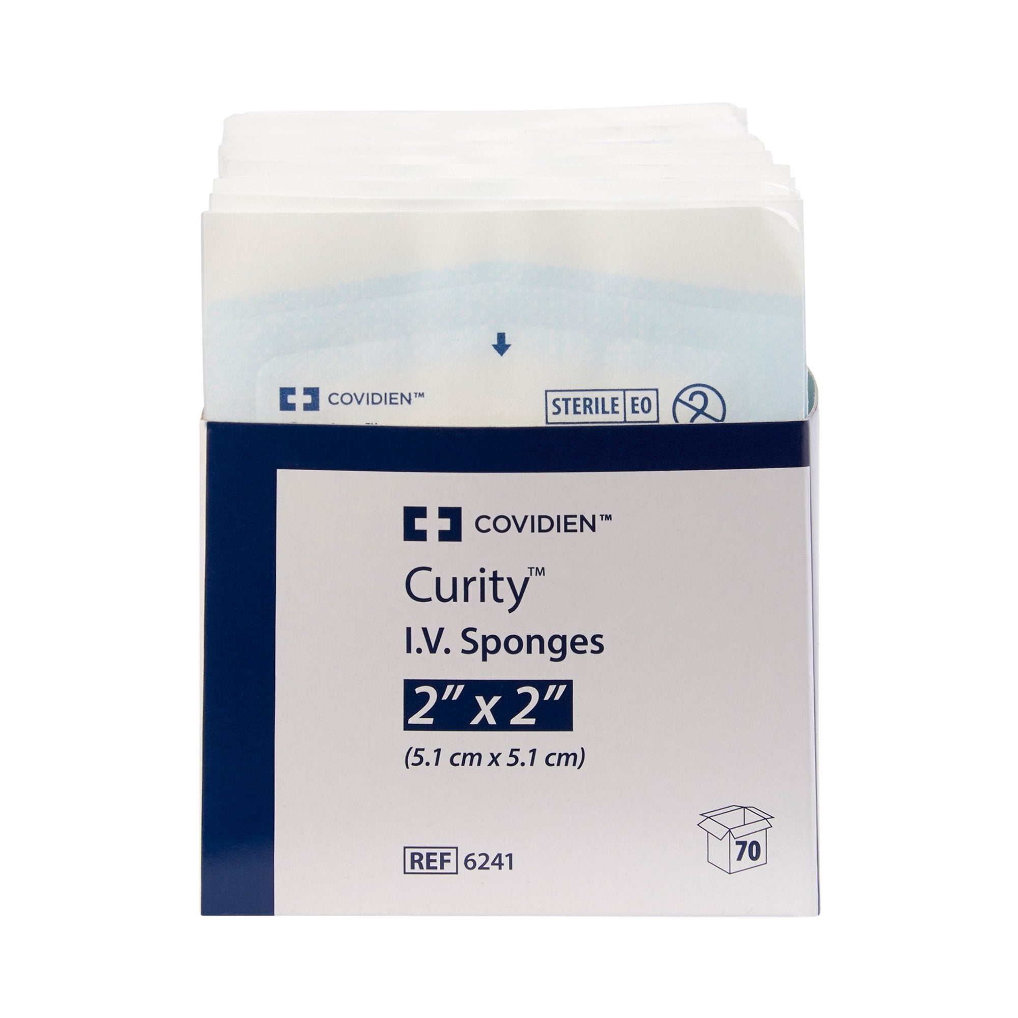 I.V. Sponge Curity™ 2 X 2 Inch Sterile 6-Ply