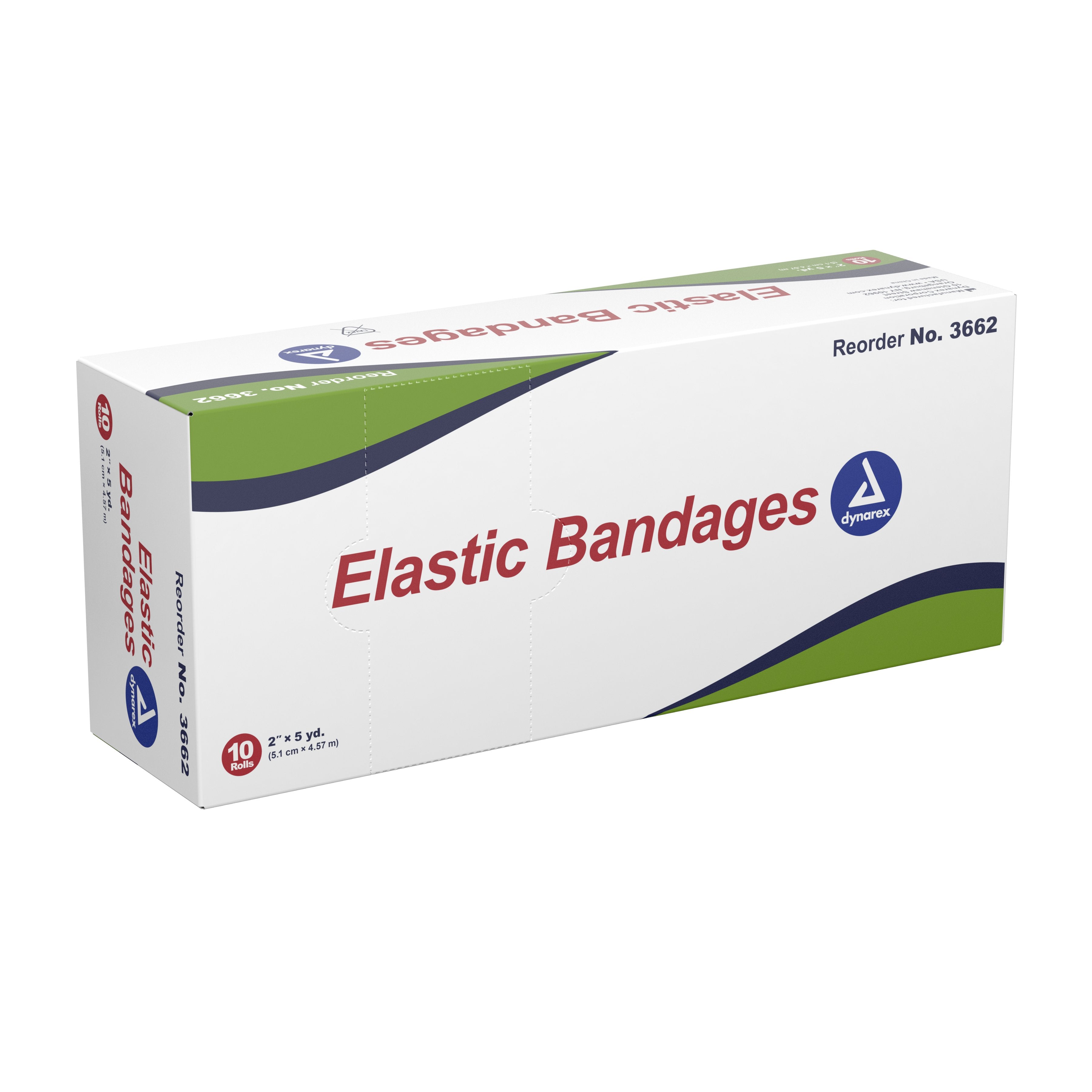 Elastic Bandage Dynarex® 2 Inch X 4-1/2 Yard Clip Detached Closure Tan NonSterile Standard Compression