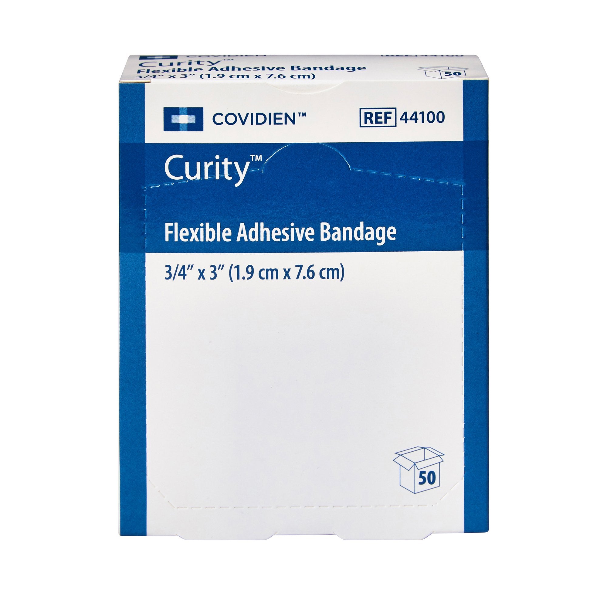 Adhesive Strip Curity™ 3/4 X 3 Inch Fabric Rectangle Tan Sterile