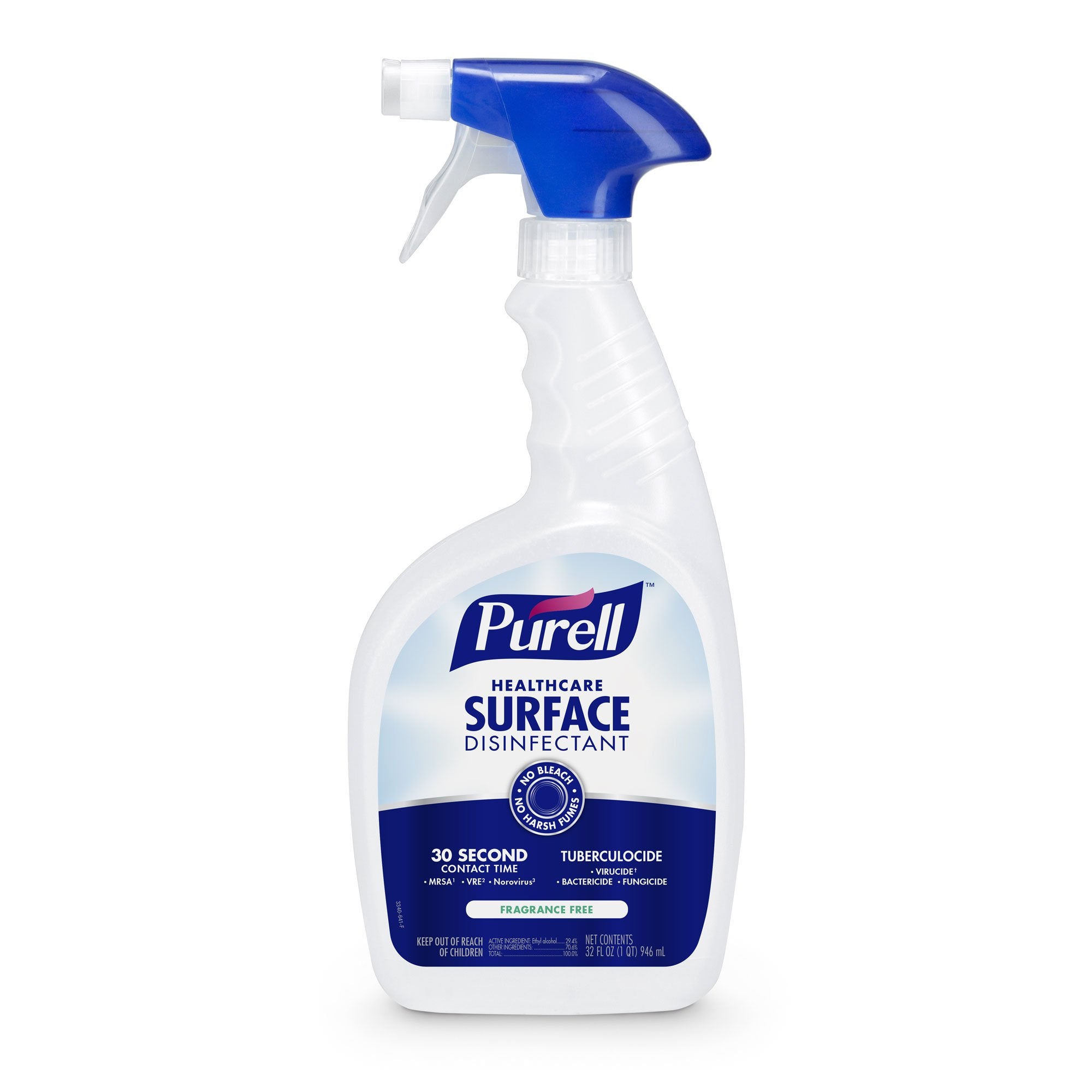 Purell® Surface Disinfectant Cleaner Alcohol Based Pump Spray Liquid 32 oz. Bottle Alcohol Scent NonSterile