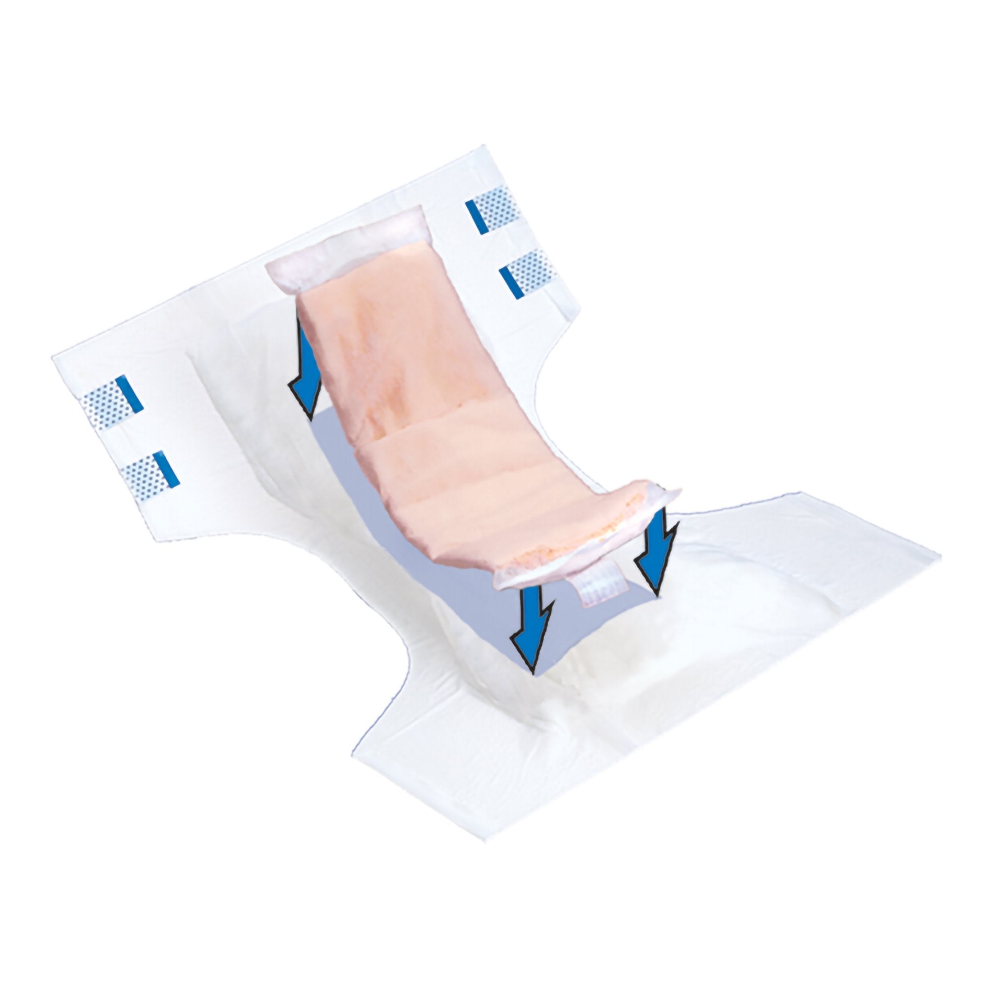 Booster Pad Tranquility® TopLiner™ 2-3/4 X 10-1/2 Inch Heavy Absorbency Superabsorbant Core Mini