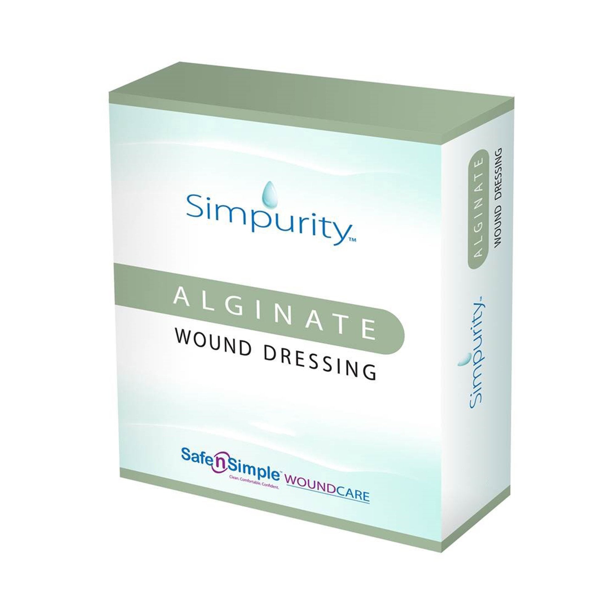 Alginate Dressing Simpurity™ 4 X 8 Inch Rectangle