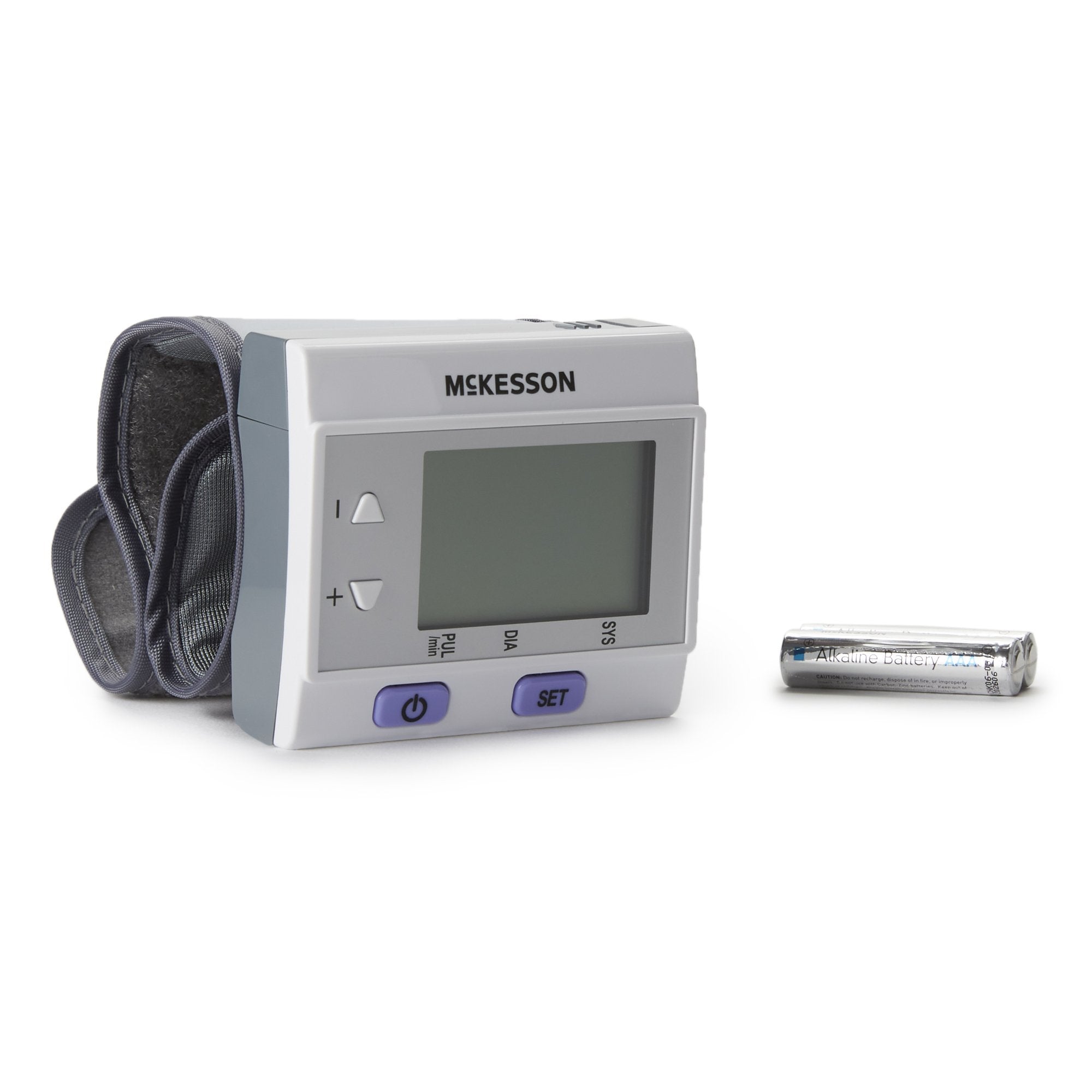 Home Automatic Digital Blood Pressure Monitor McKesson Brand One Size Fits Most Cuff Nylon Cuff Desk Model