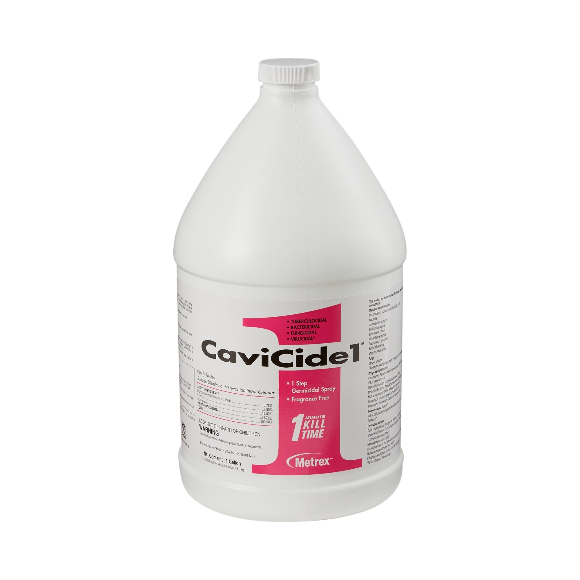 CaviCide1™ Surface Disinfectant Cleaner Alcohol Based Manual Pour Liquid 1 gal. Jug Alcohol Scent NonSterile