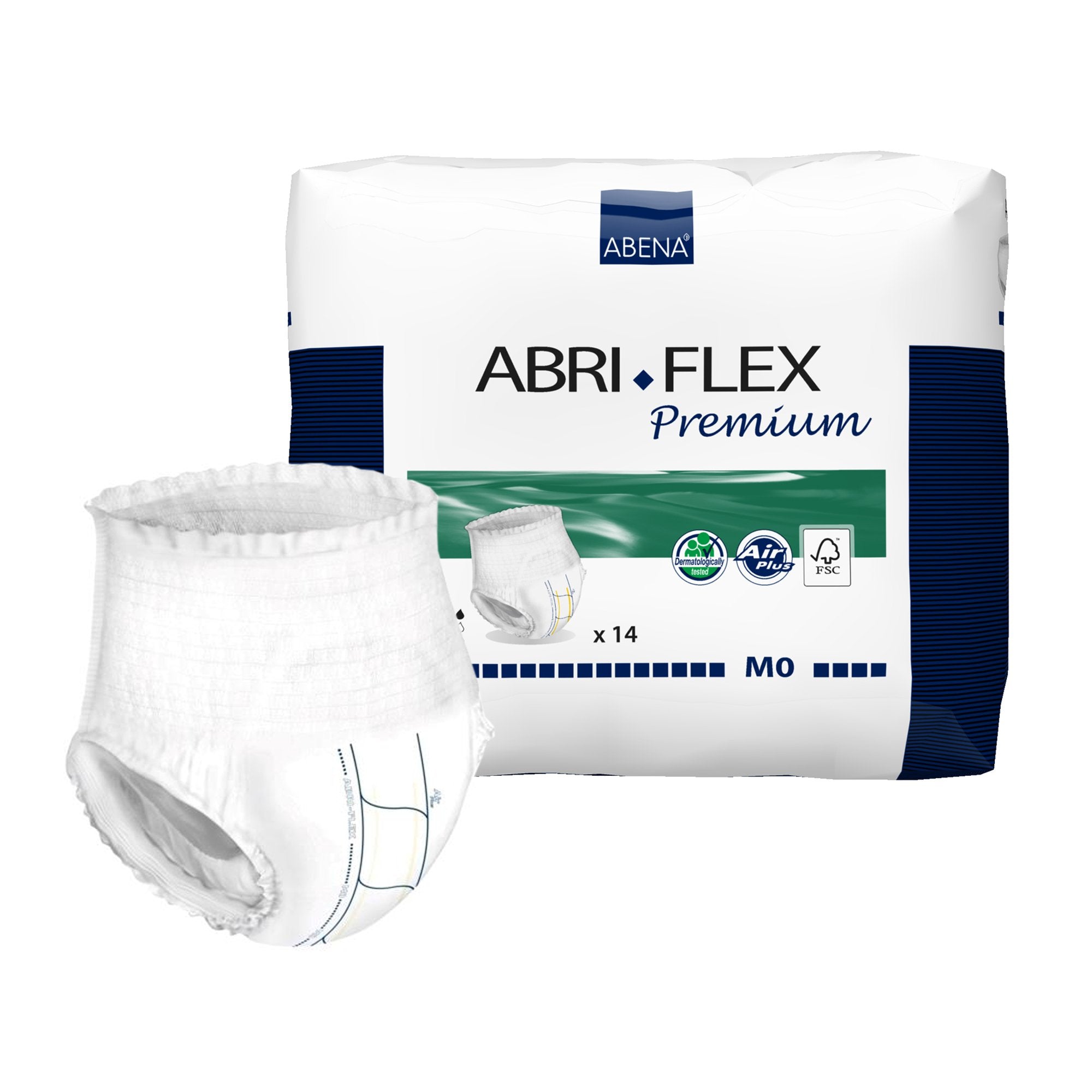 Unisex Adult Absorbent Underwear Abri-Flex™ Premium M0 Pull On with Tear Away Seams Large Disposable Moderate Absorbency