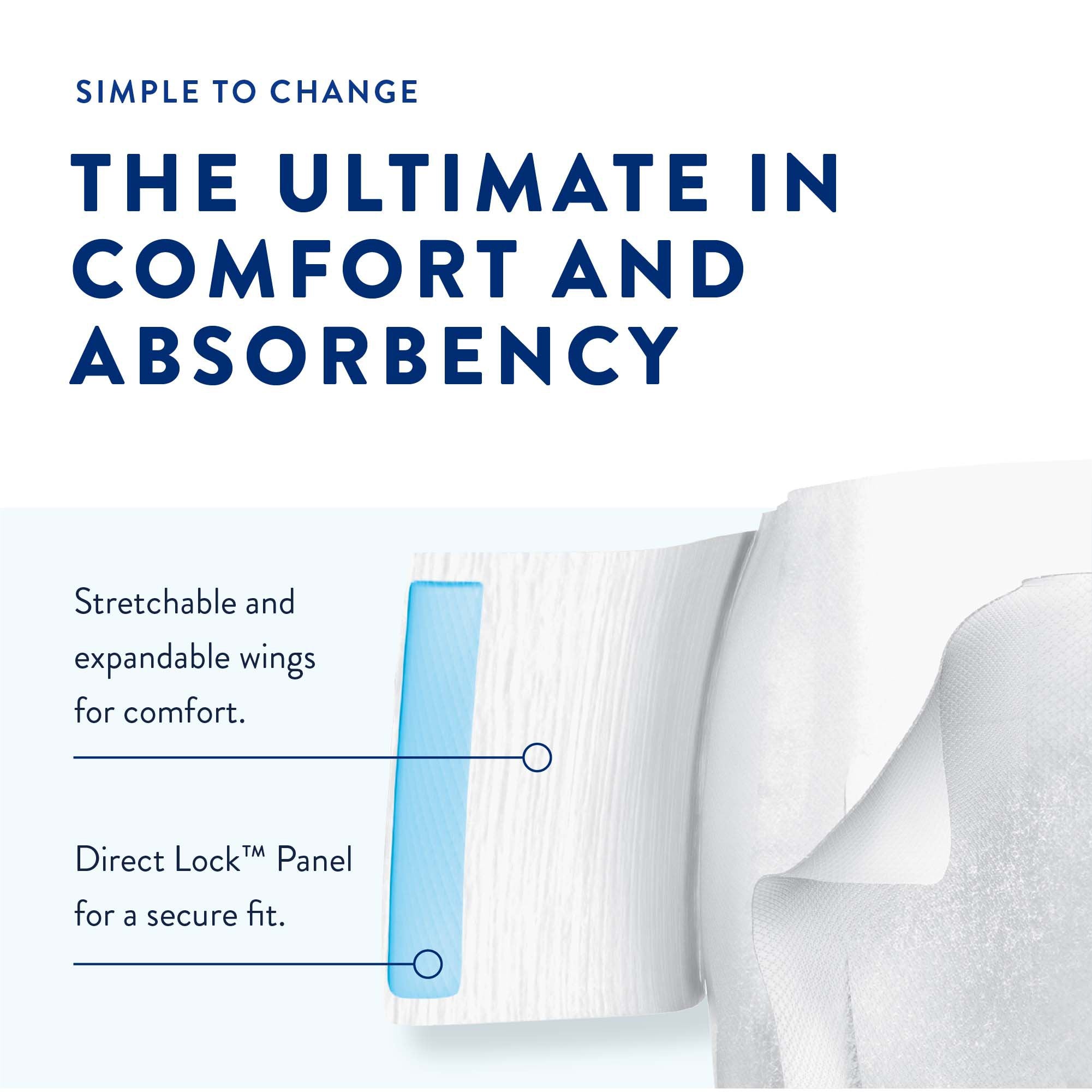 Unisex Adult Incontinence Brief Prevail Air™ Overnight Size 3 Disposable Heavy Absorbency