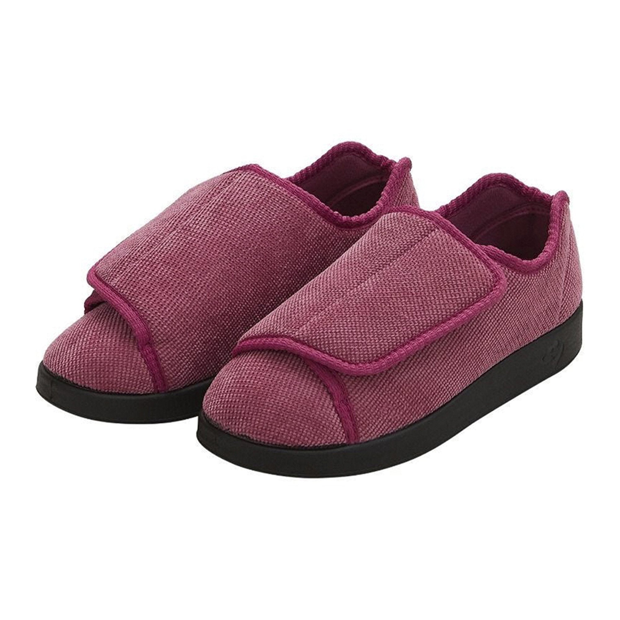 Slippers Silverts® Size 10 / 2X-Wide Dusty Rose Easy Closure
