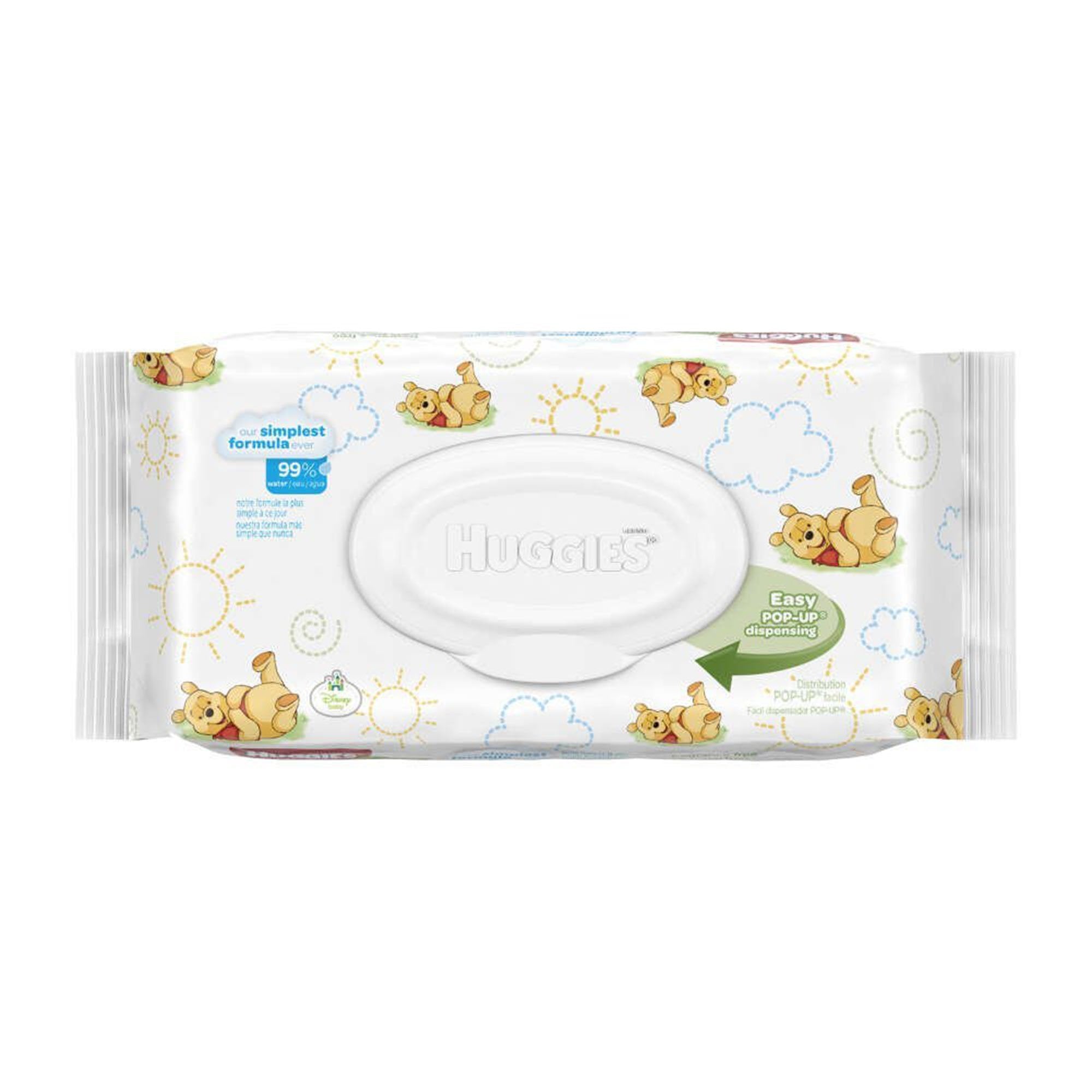 Baby Wipe Huggies® Natural Care® Soft Pack Unscented 32 Count