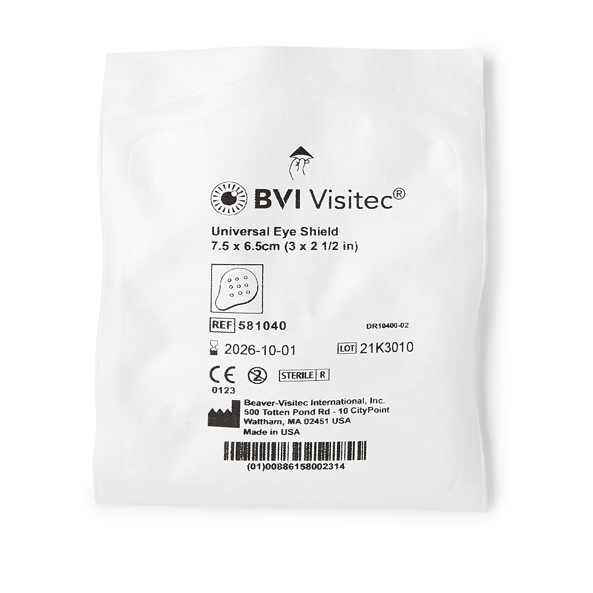 Eye Protector BD Visitec™ 2-1/2 X 3 Inch