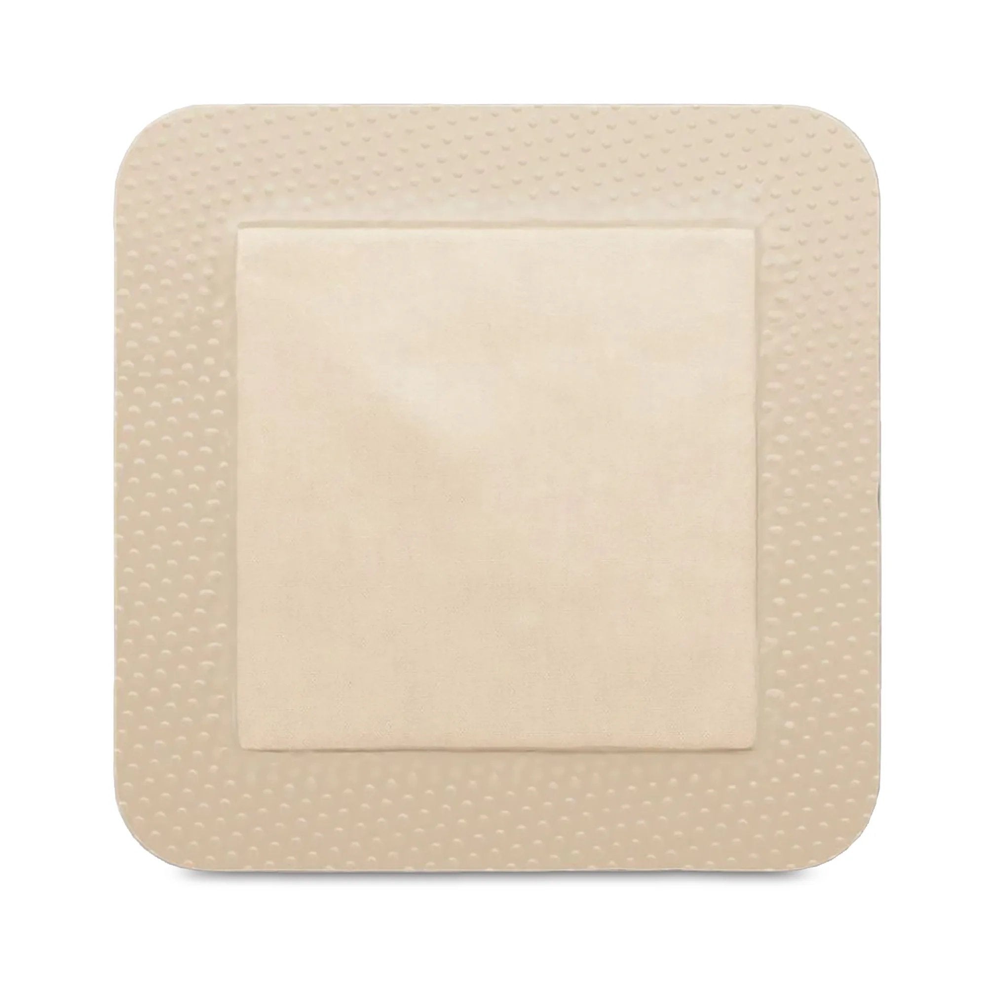 Thin Foam Dressing ComfortFoam™ Border Lite 3 X 3 Inch With Border Waterproof Backing Silicone Adhesive Square Sterile