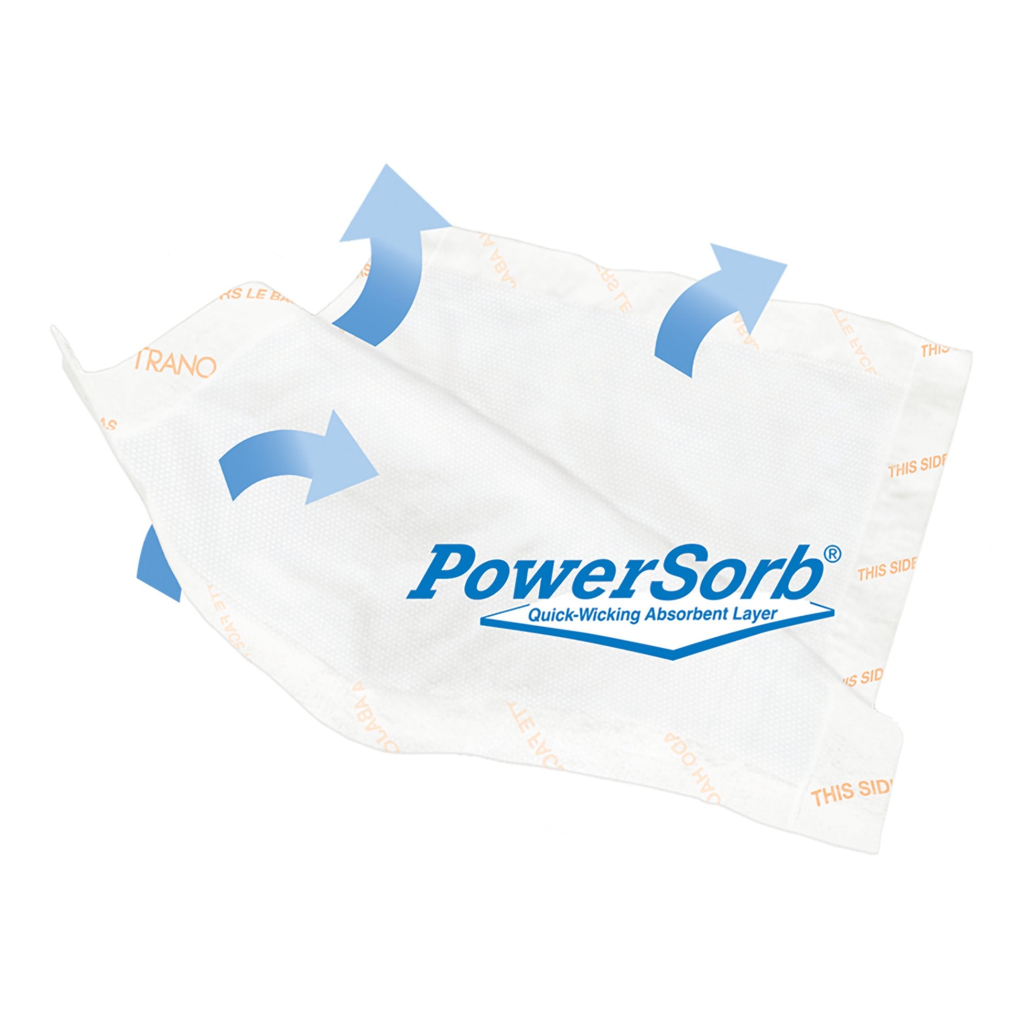 Disposable Underpad Tranquility® AIR-Plus™ 30 X 36 Inch Powersorb® Material Heavy Absorbency