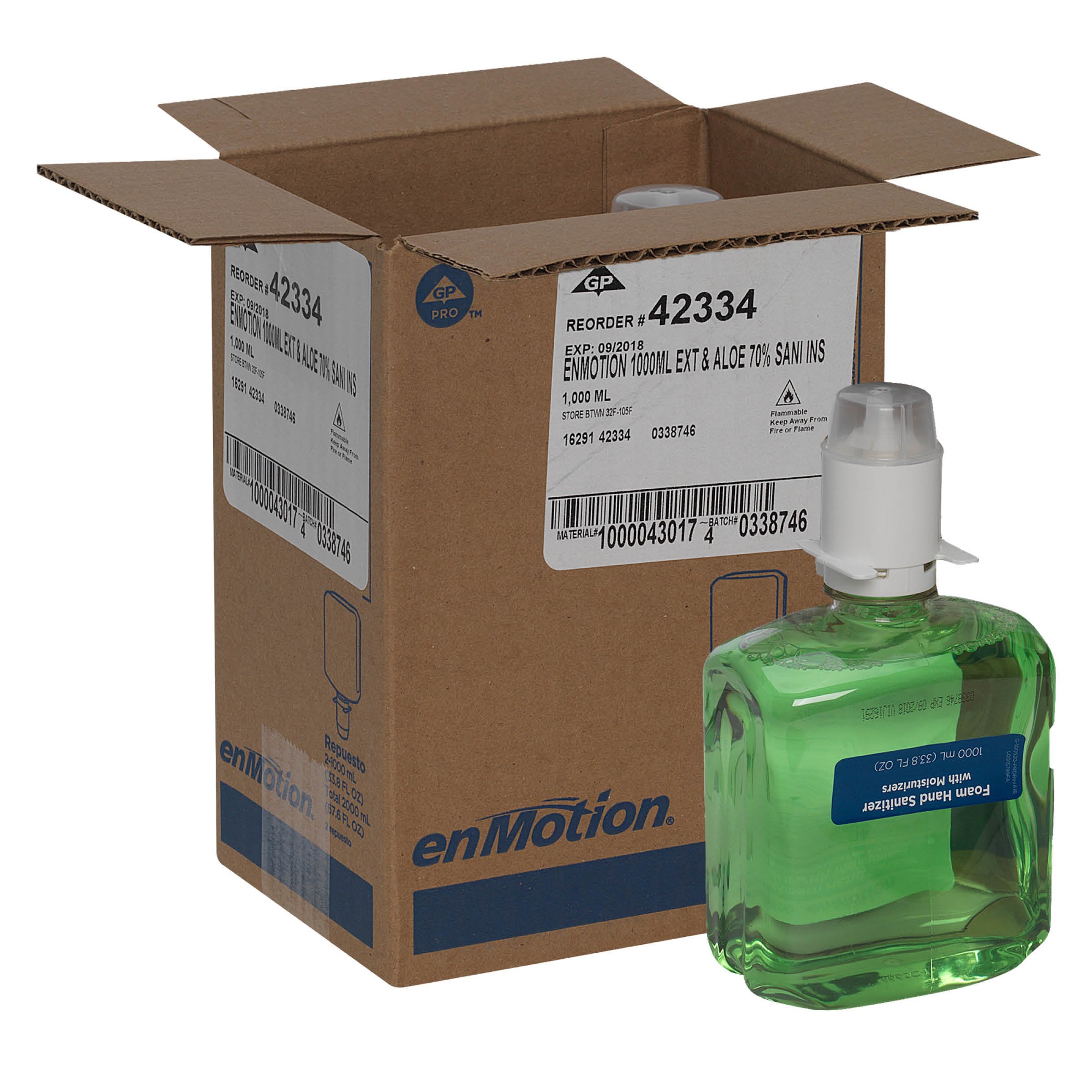 Hand Sanitizer enMotion® Gen2 1,000 mL Ethyl Alcohol Foaming Dispenser Refill Bottle