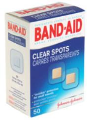 Adhesive Spot Bandage Band-Aid® 7/8 X 7/8 Inch Plastic Round Clear Sterile