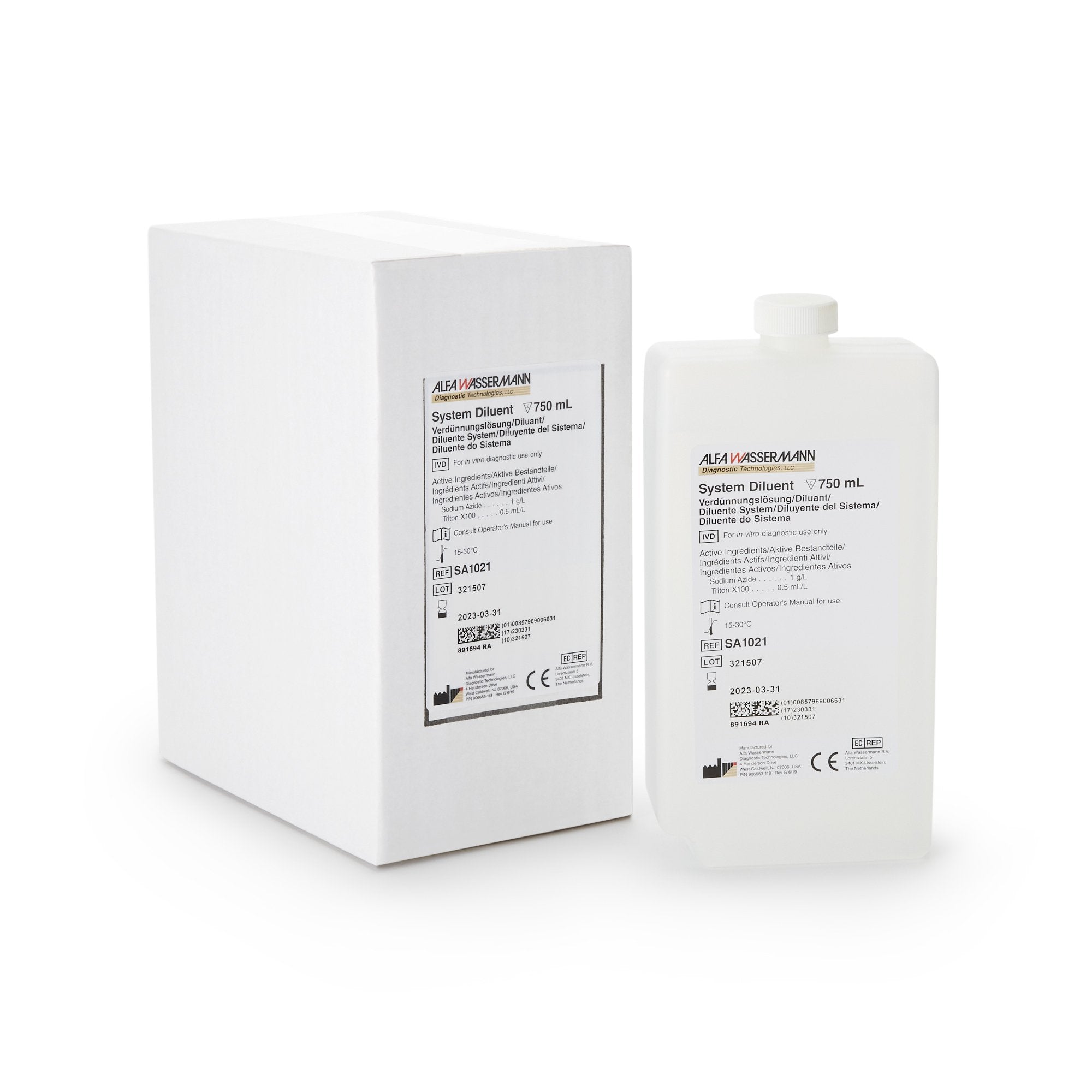 General Chemistry Reagent Diluent ACE® System Diluent