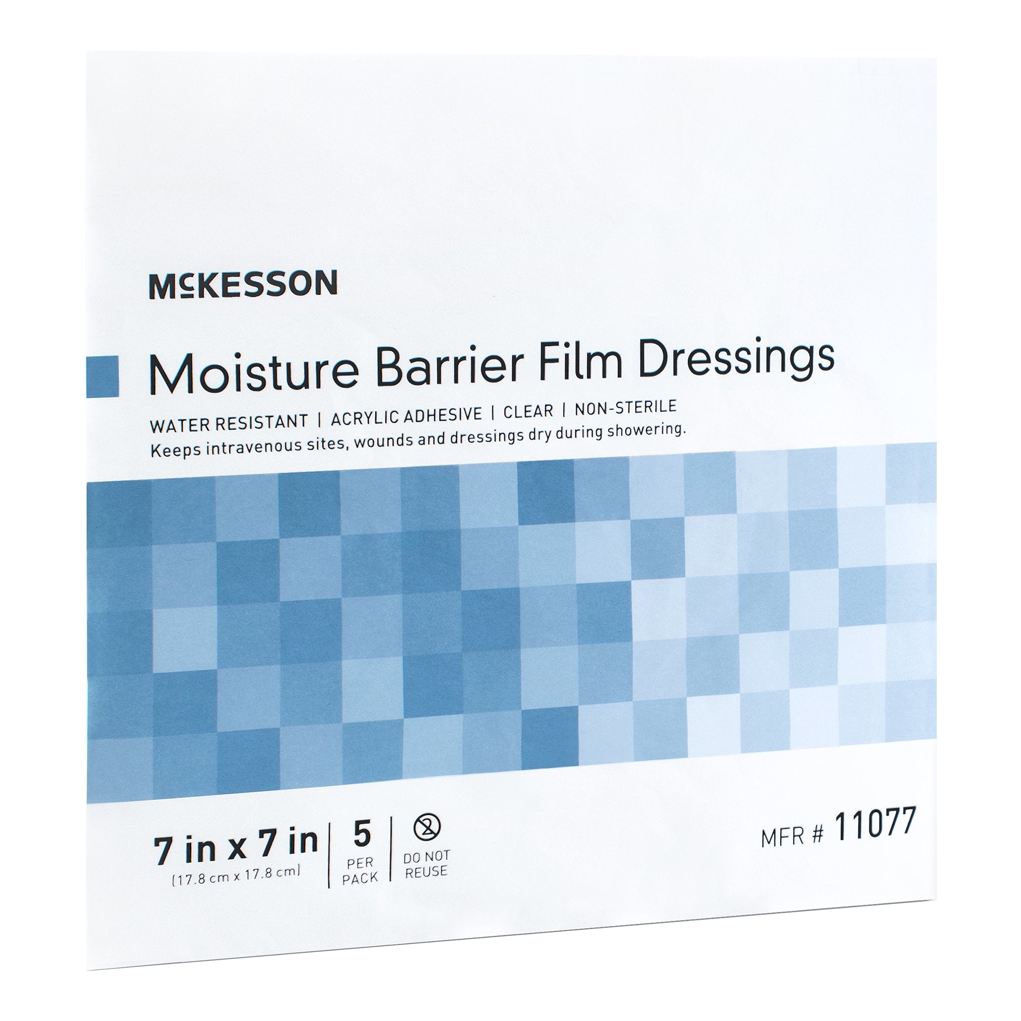 IV Site Barrier Protector McKesson 7 X 7 Inch