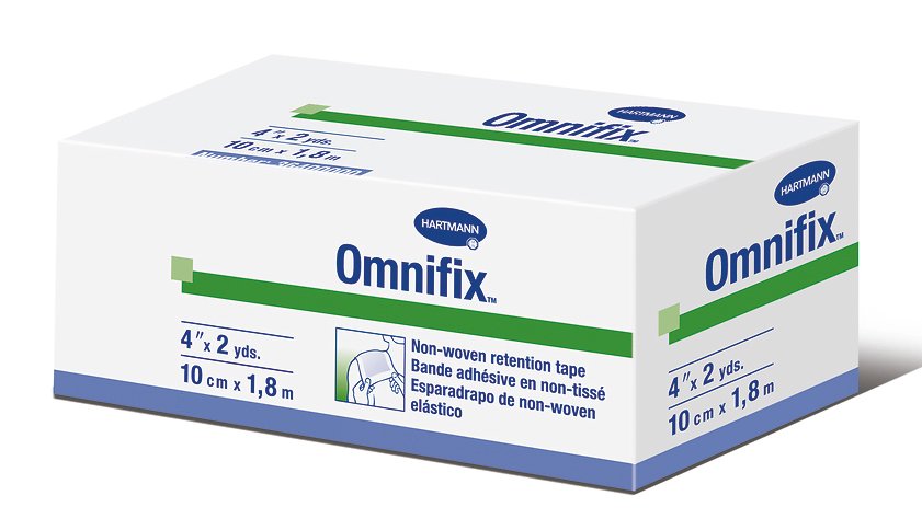 Dressing Retention Tape with Liner Omnifix® Elastic White 4 Inch X 2 Yard Nonwoven NonSterile