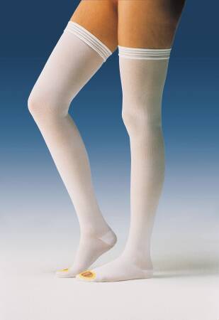 Anti-embolism Stocking JOBST® Anti-Em/GPT™ Thigh High Small / Long White Inspection Toe