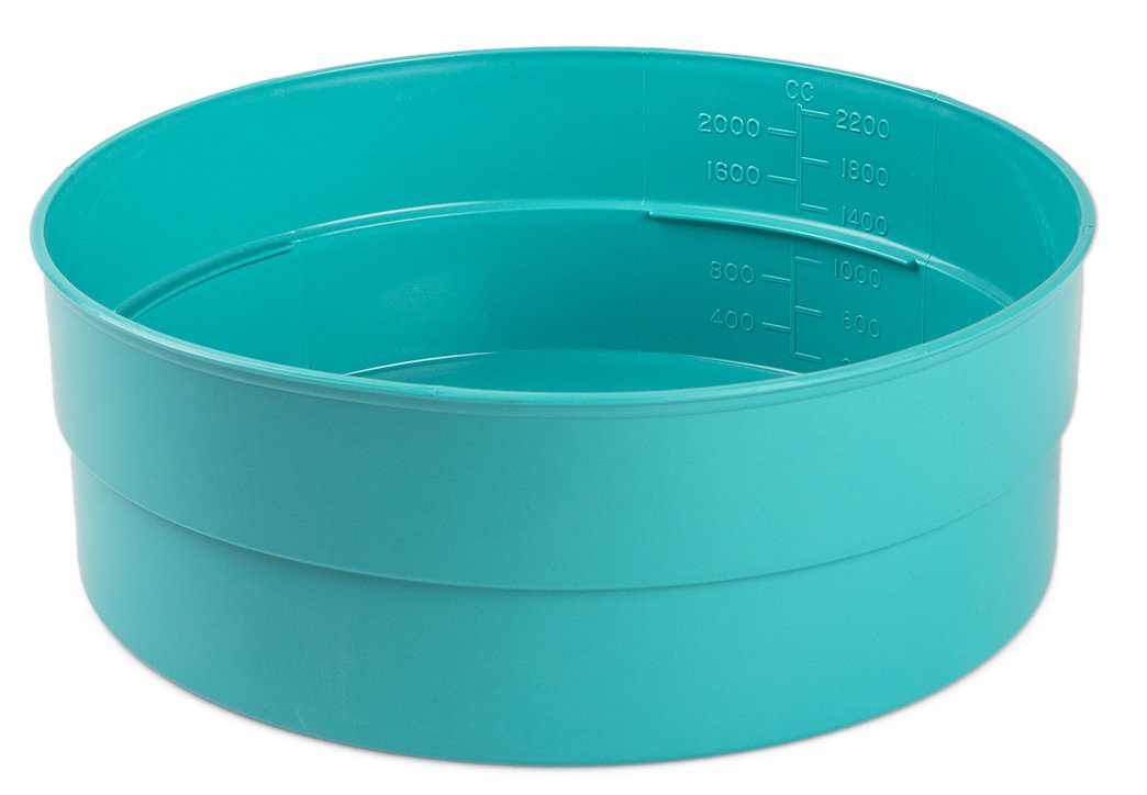 Guidewire Bowl 80 oz, Turquoise, Without Lid, Nonsterile