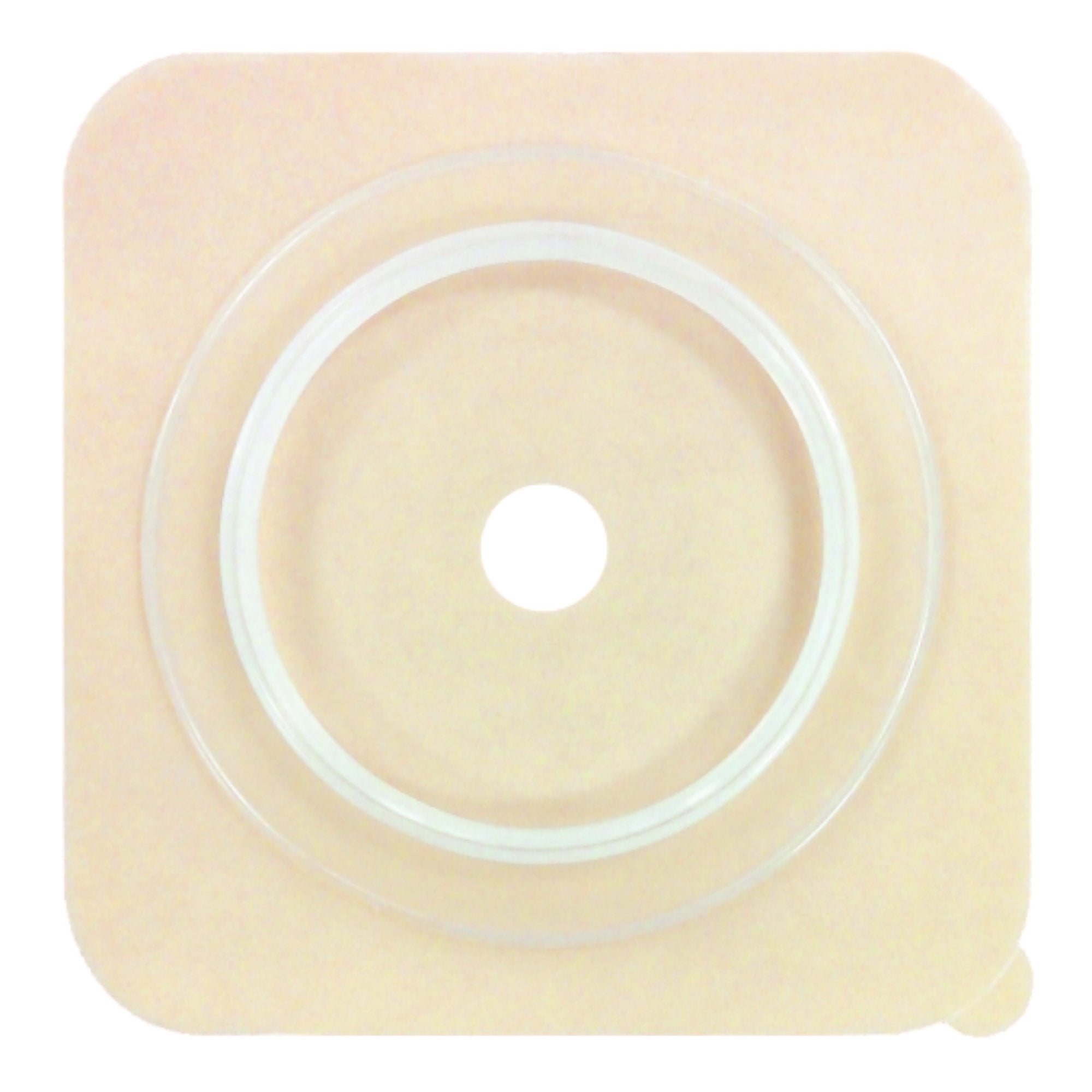 Ostomy Barrier Securi-T® Trim to Fit, Standard Wear 45 mm Flange Hydrocolloid Up to 1-1/4 Inch Opening 4 X 4 Inch