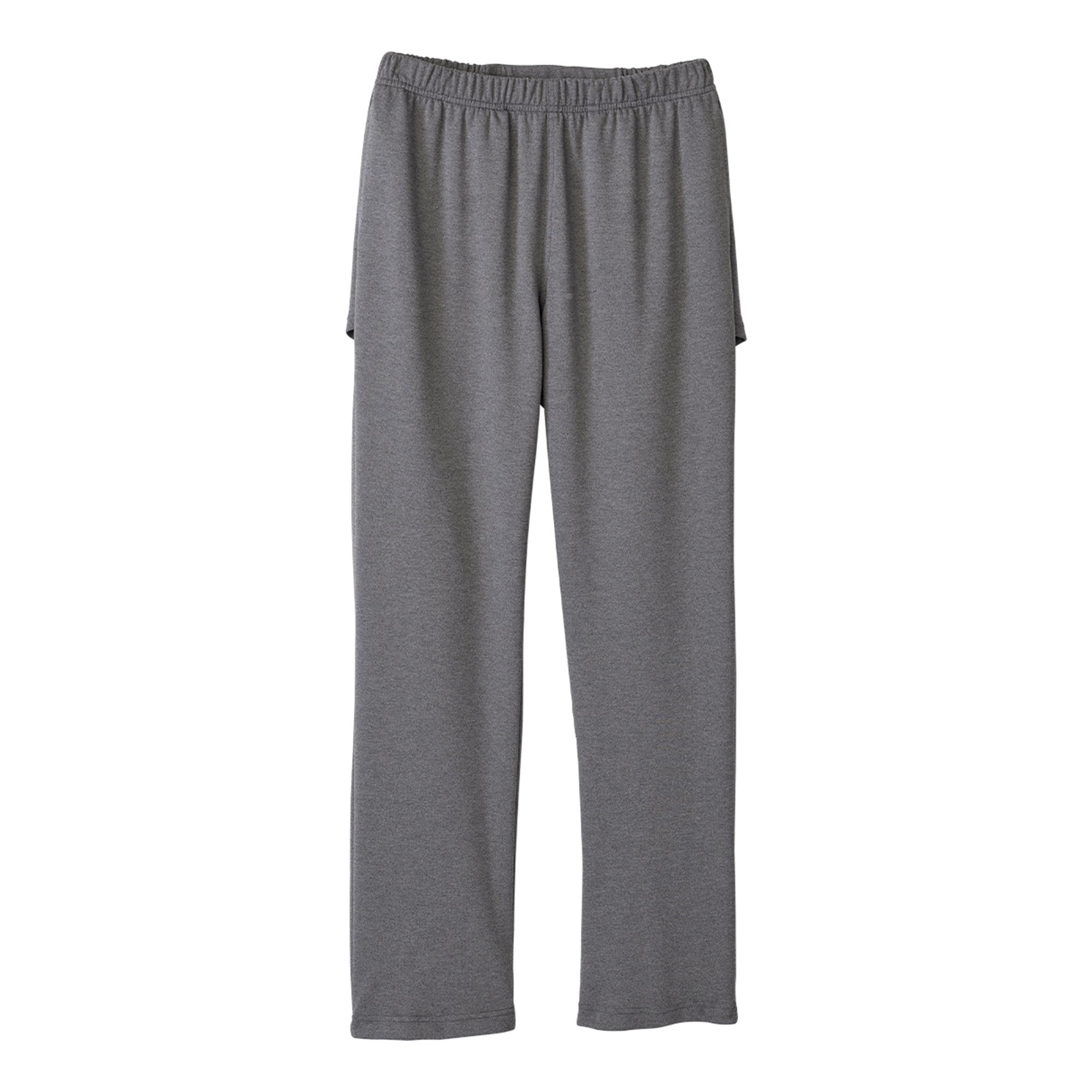 Adaptive Pants Silverts® Back Overlap Large Heather Gray Female