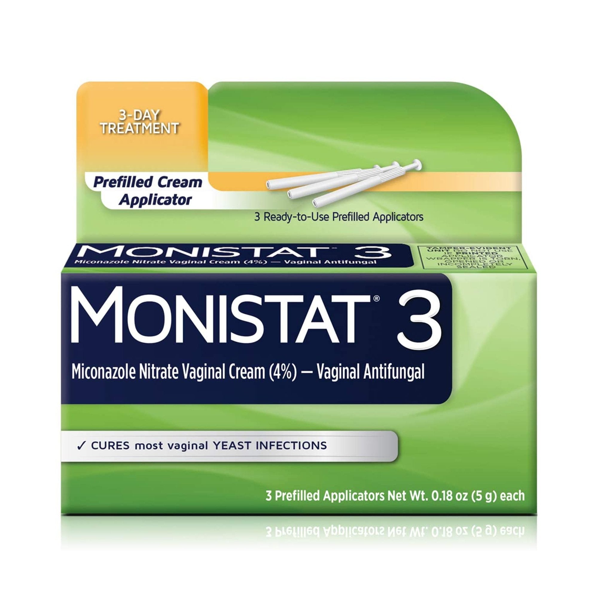 Vaginal Antifungal Monistat® 4% Strength Suppository 3 per Box Applicator