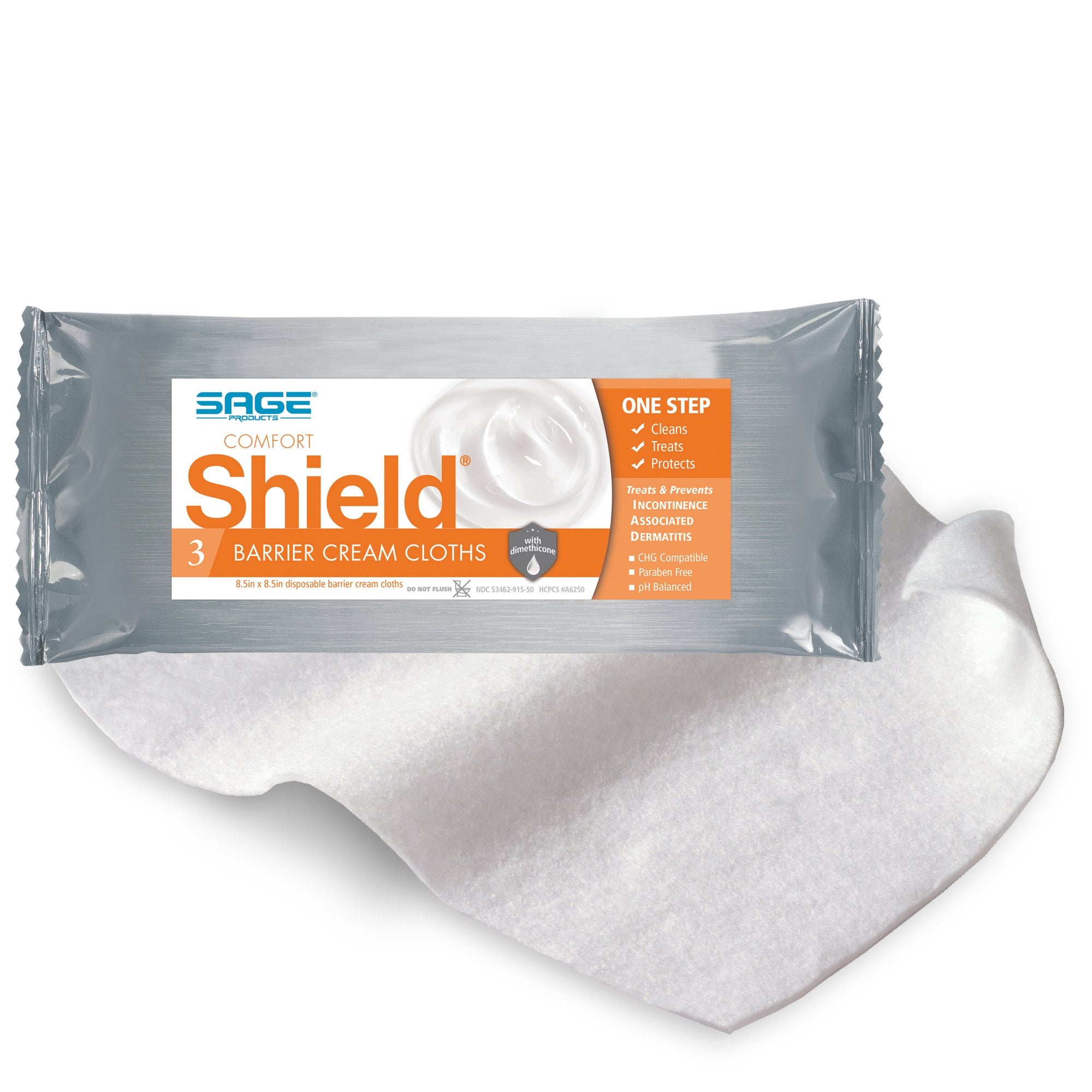 Incontinence Care Wipe Comfort Shield® Soft Pack Unscented 3 Count