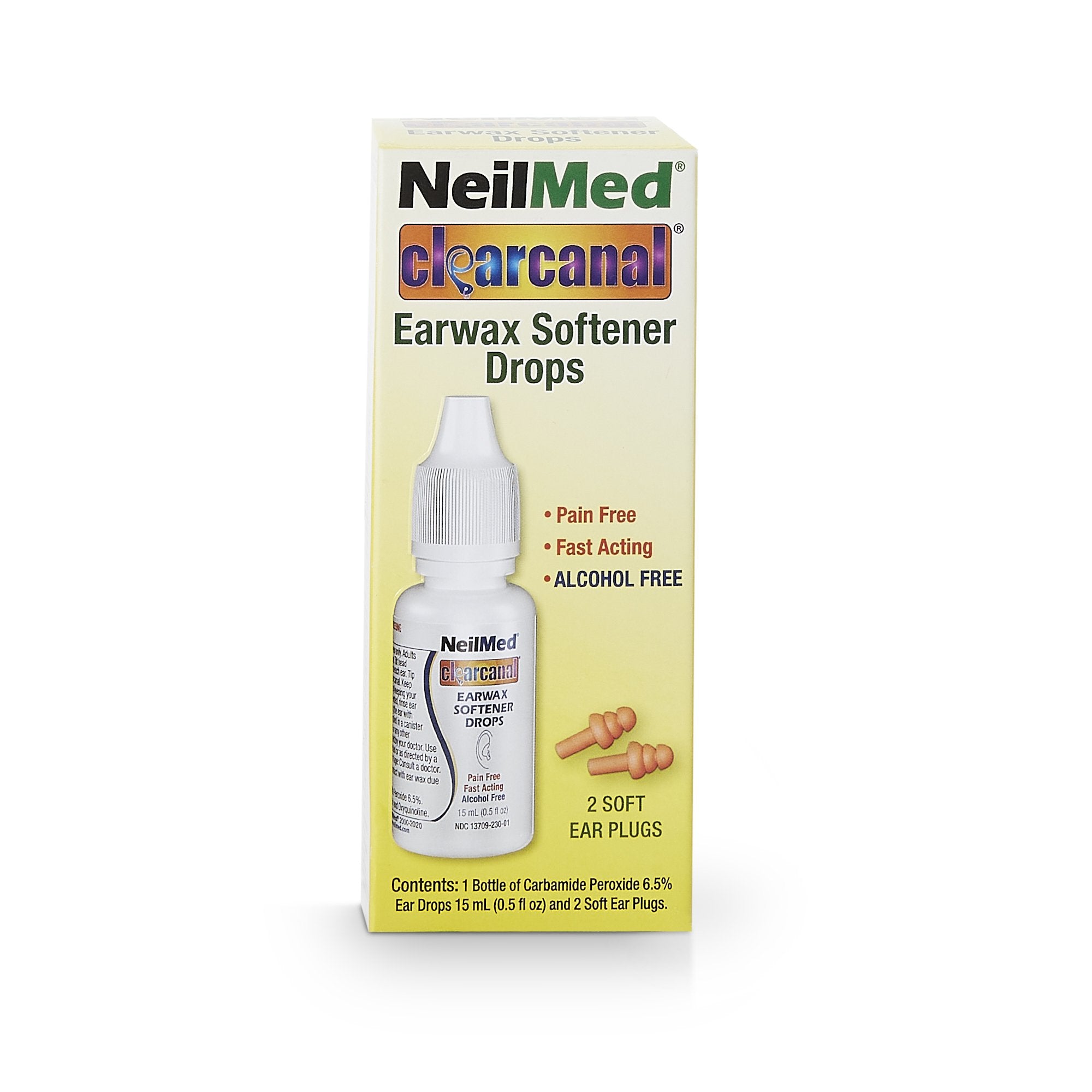 Ear Wax Remover NeilMed® 0.5 oz. Otic Drops 6.5% Strength Carbamide Peroxide