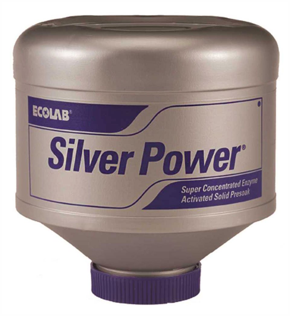 Dish Detergent Solid Silver Power® 8 lbs. Bottle Capsule Citrus Scent
