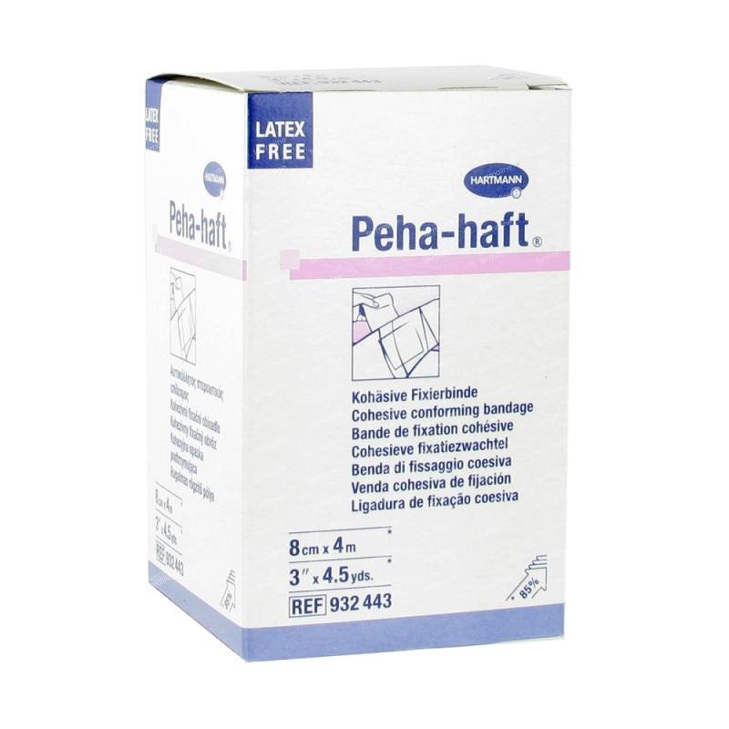 Absorbent Cohesive Bandage Peha-haft® 3 Inch X 4-1/2 Yard Self-Adherent Closure White NonSterile Standard Compression