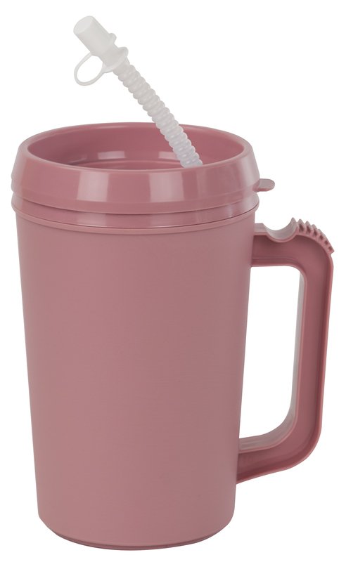 Drinking Mug GMAX Industries 22 oz. Mauve Plastic Reusable