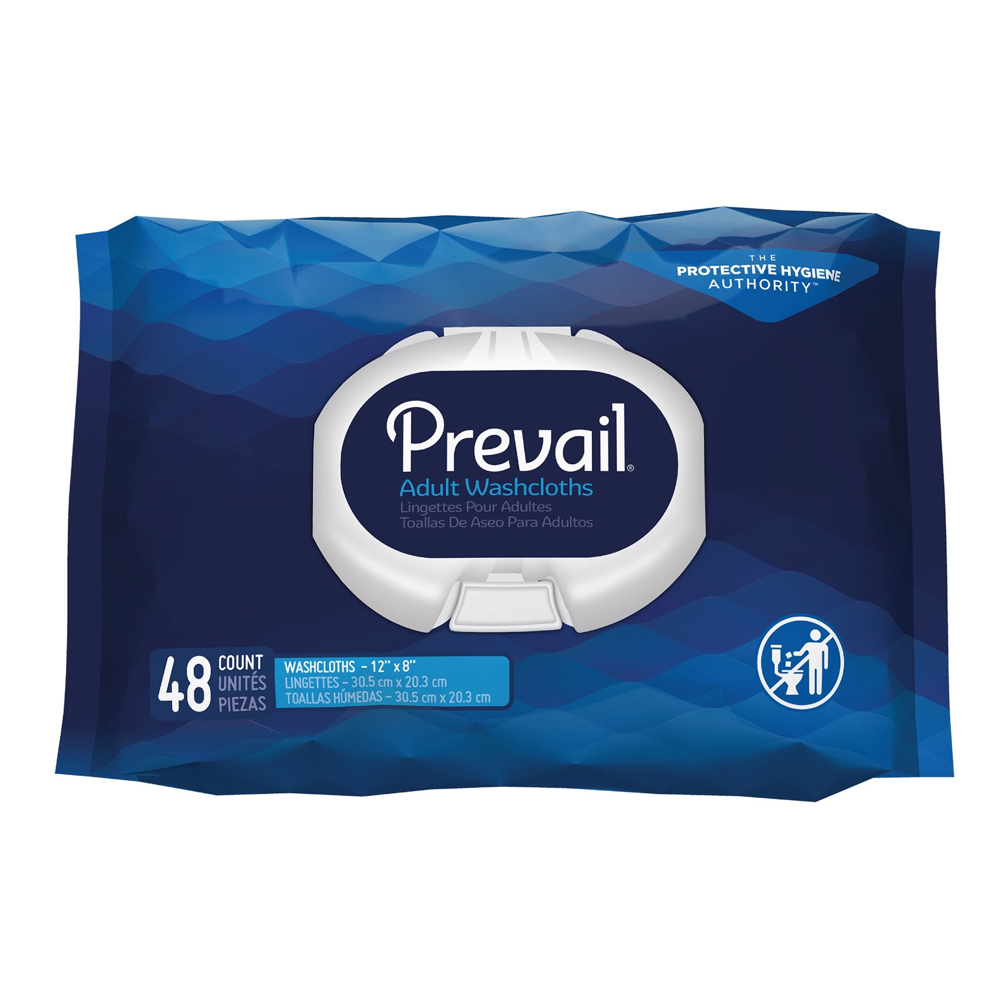 Personal Cleansing Wipe Prevail® Soft Pack Scented 48 Count