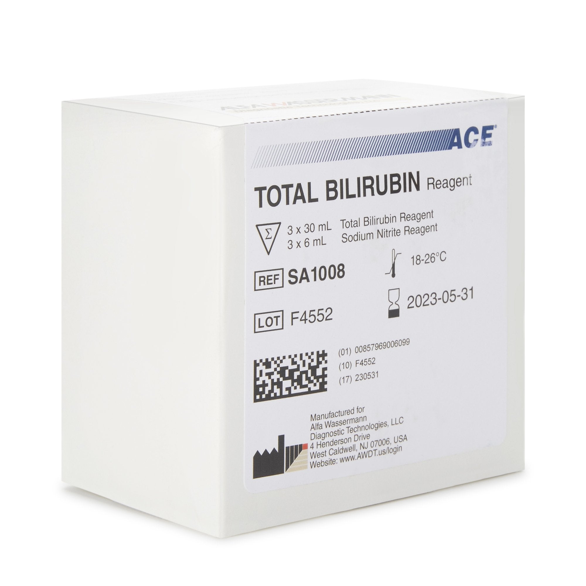 General Chemistry Reagent ACE® Total Bilirubin 300 Tests